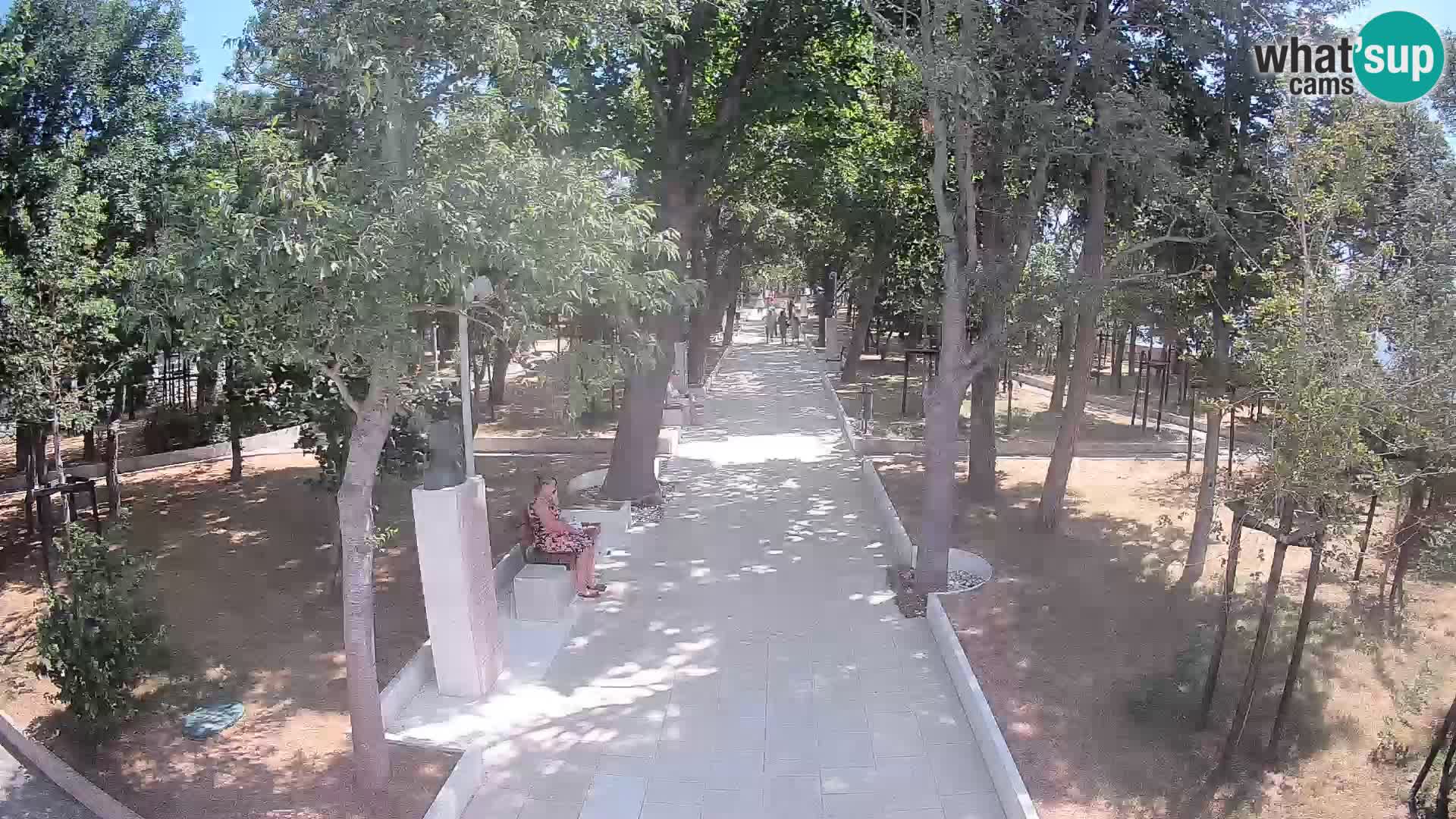 Writers’ Park Webcam Senj – Live by the Sea