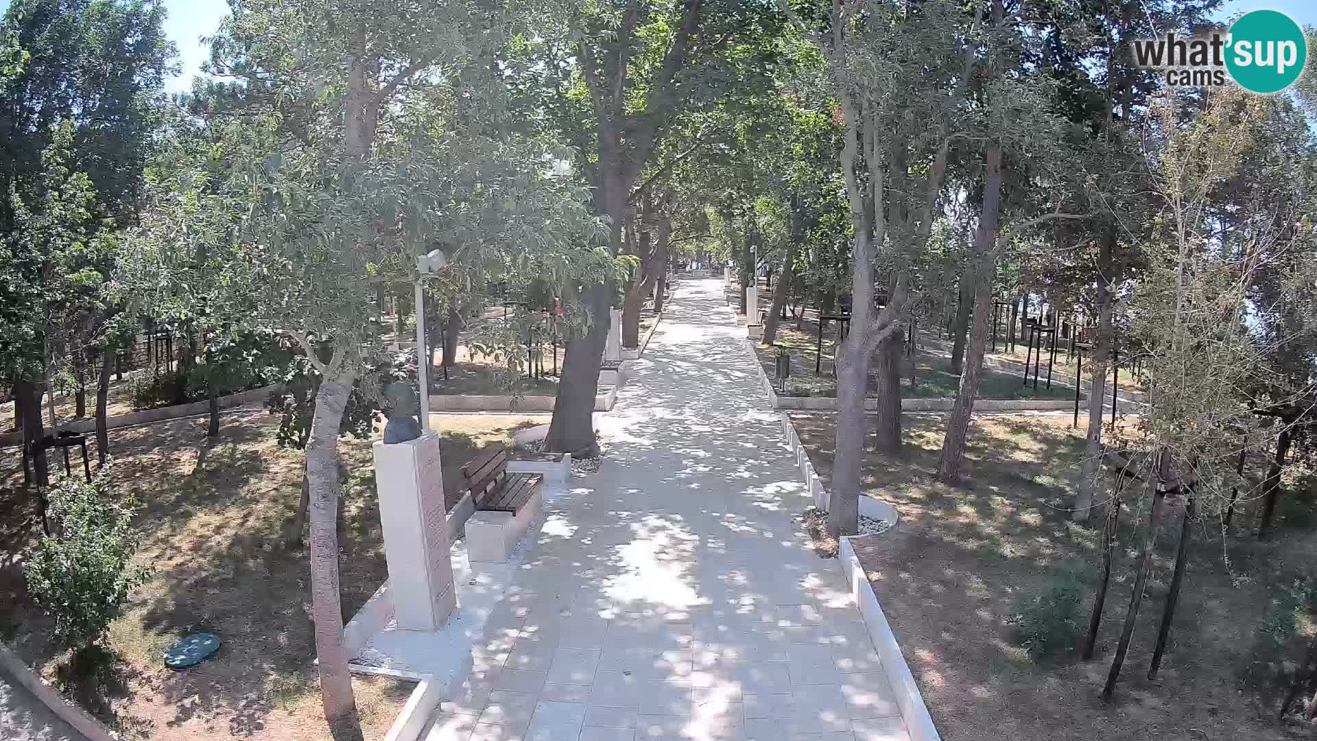 Writers’ Park Webcam Senj – Live by the Sea