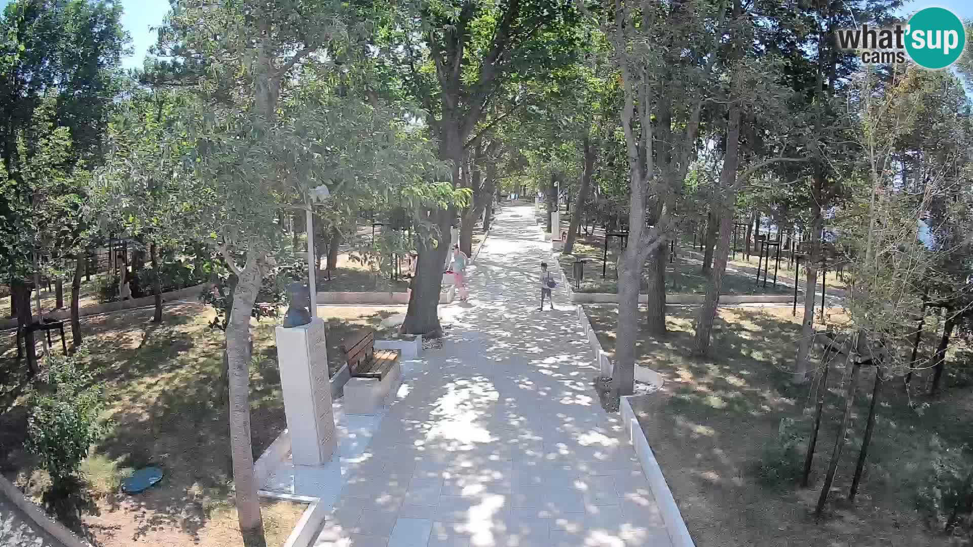 Webcam Schriftstellerpark Senj – Live am Meer