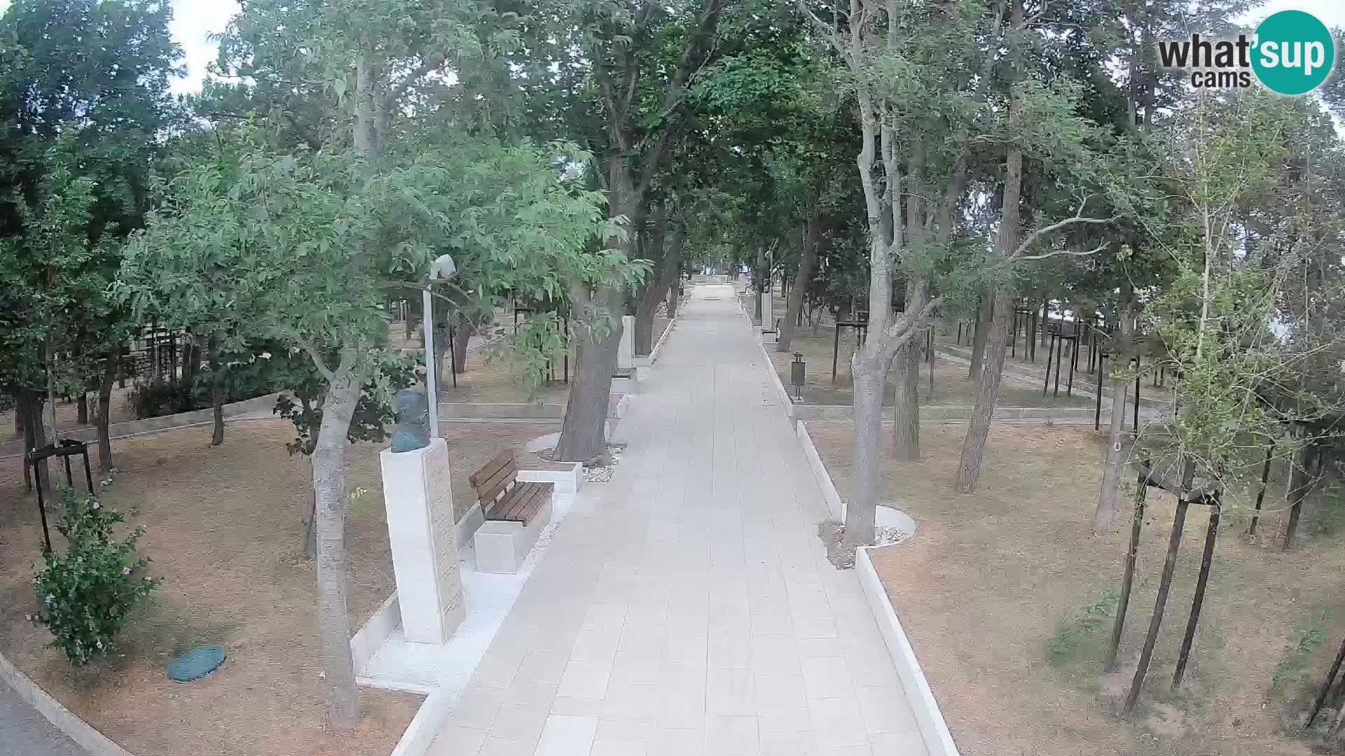 Writers’ Park Webcam Senj – Live by the Sea