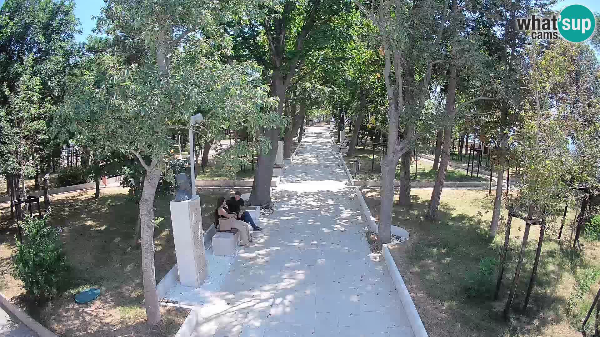 Writers’ Park Webcam Senj – Live by the Sea