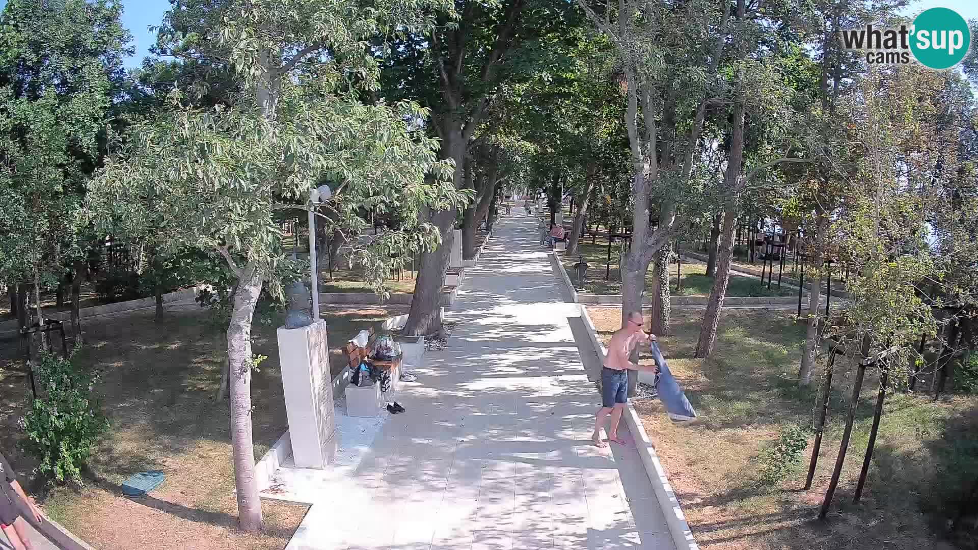 Writers’ Park Webcam Senj – Live by the Sea