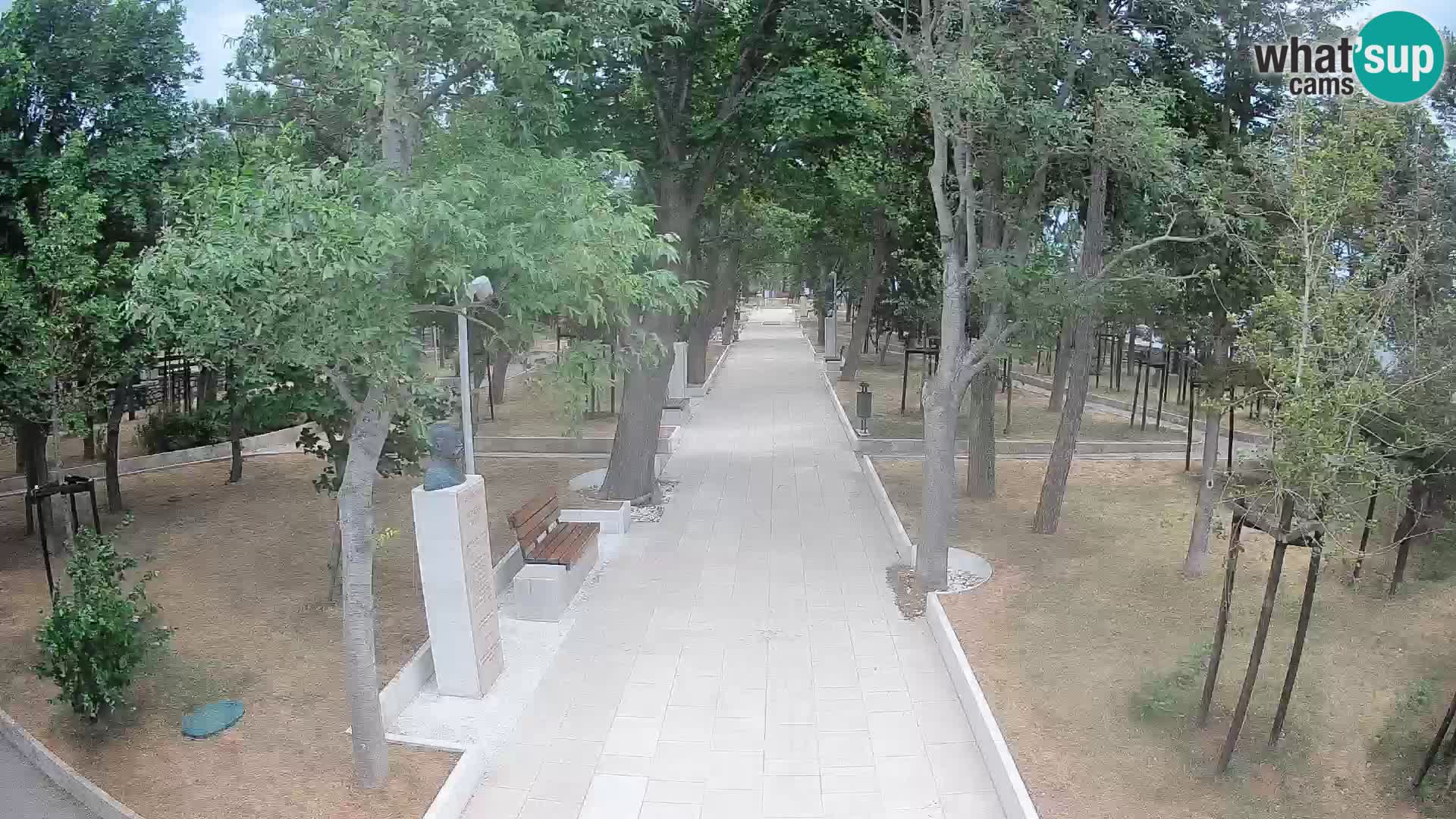 Writers’ Park Webcam Senj – Live by the Sea