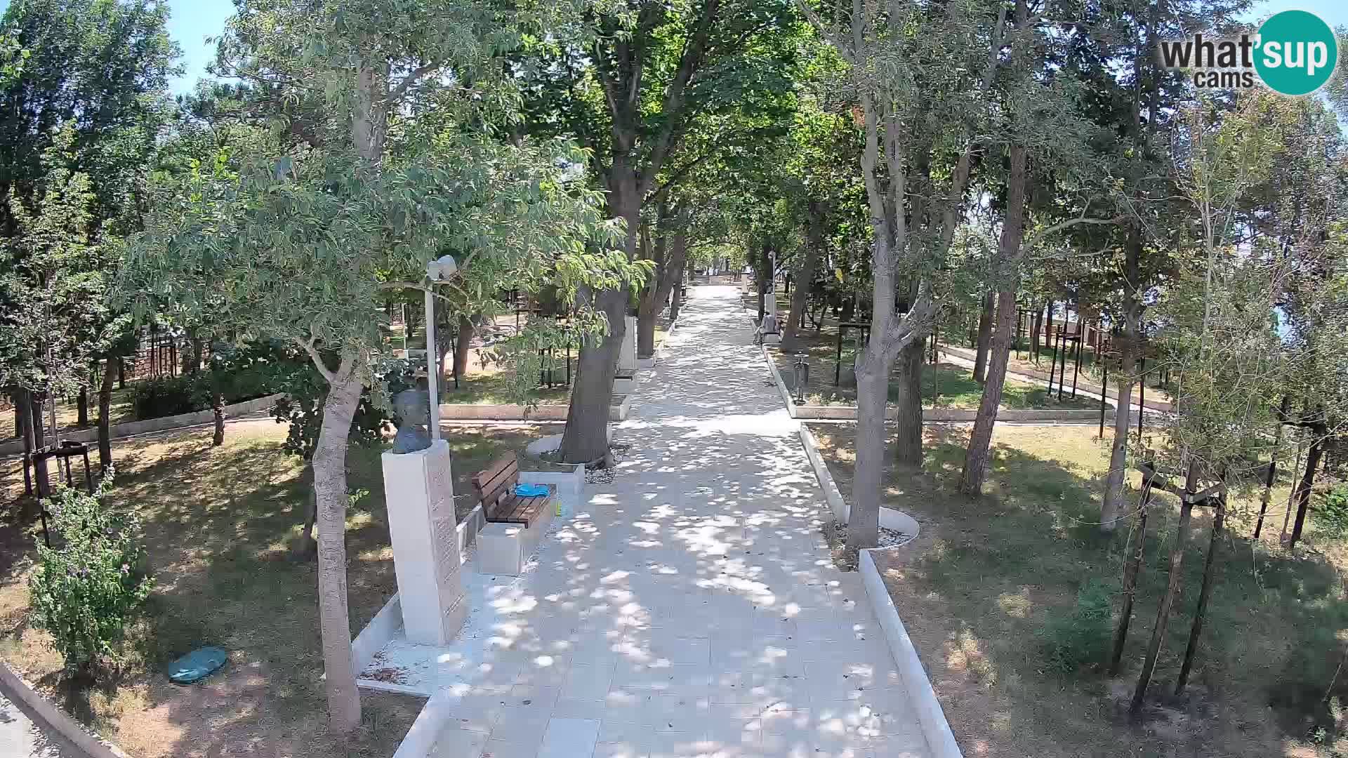 Writers’ Park Webcam Senj – Live by the Sea