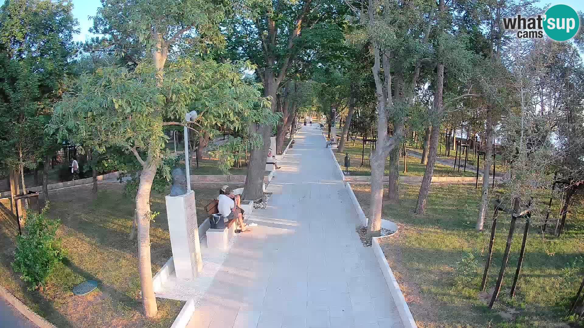 Writers’ Park Webcam Senj – Live by the Sea