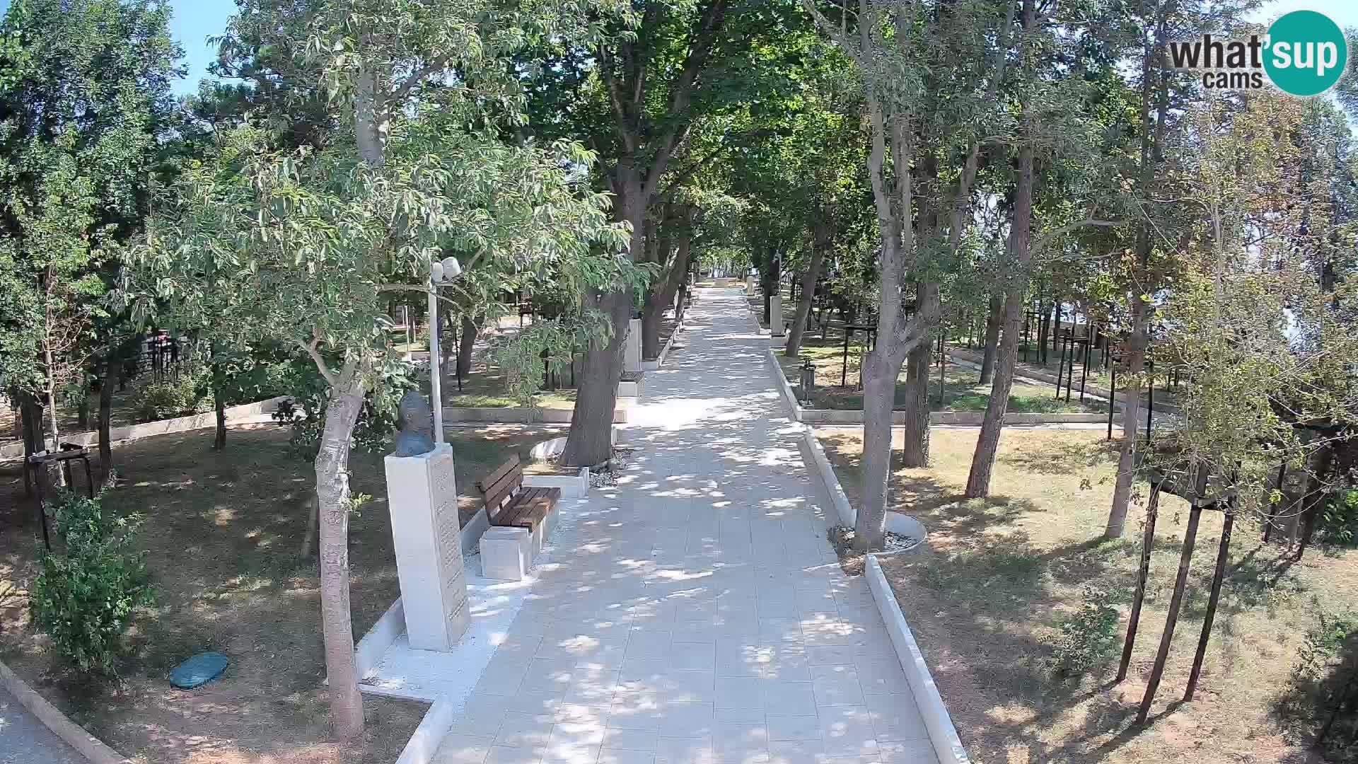 Writers’ Park Webcam Senj – Live by the Sea