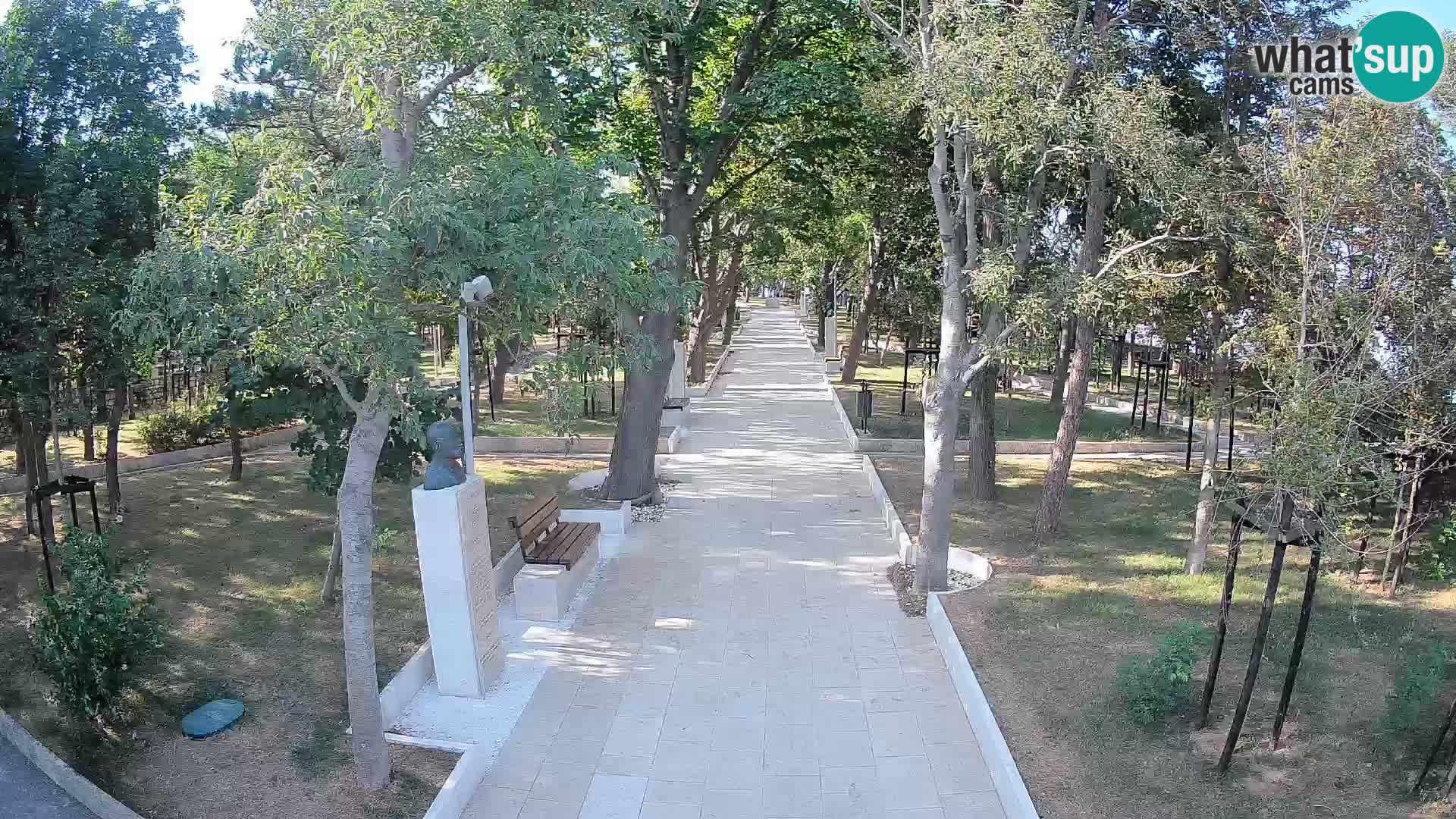 Writers’ Park Webcam Senj – Live by the Sea