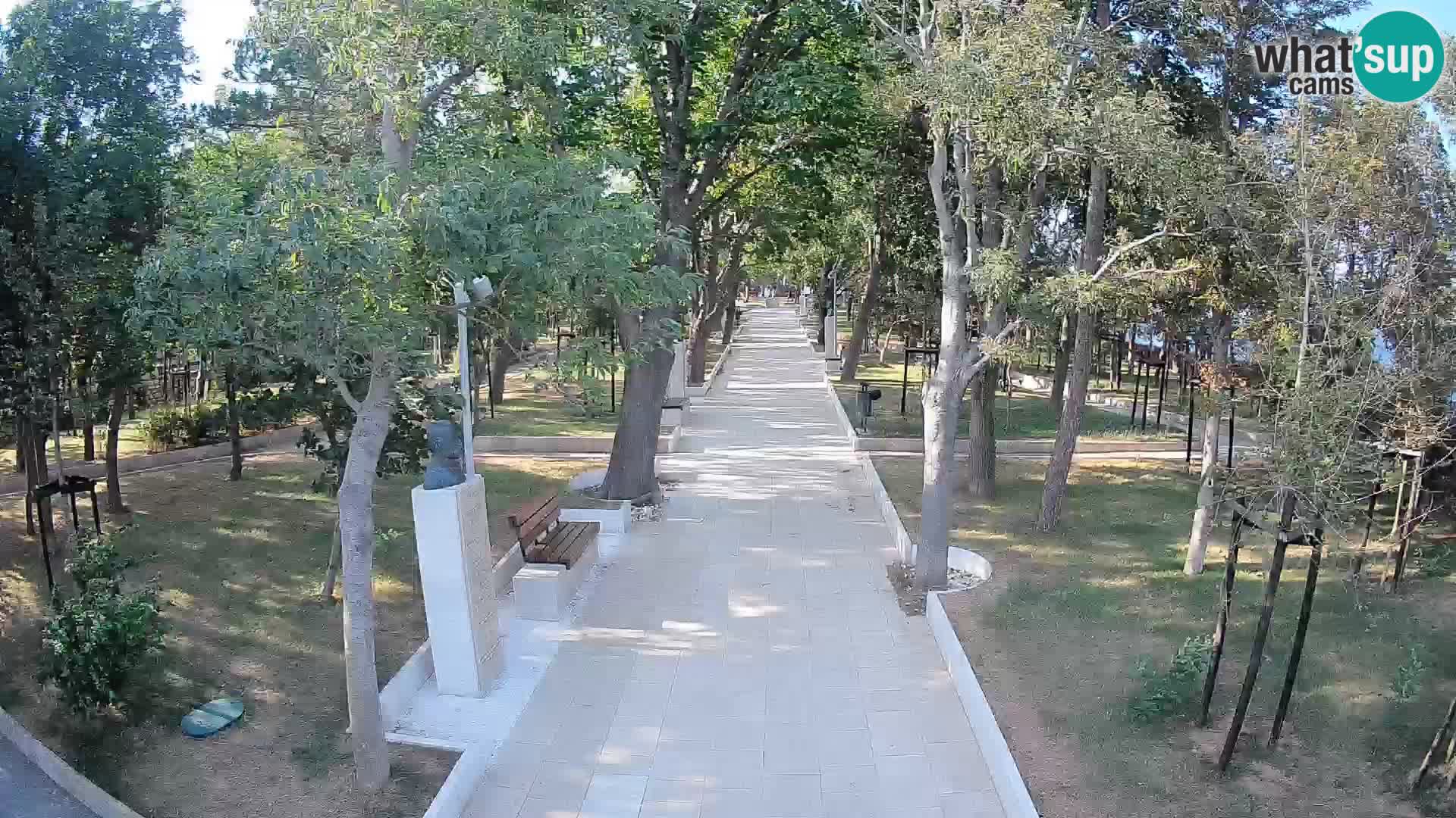 Writers’ Park Webcam Senj – Live by the Sea