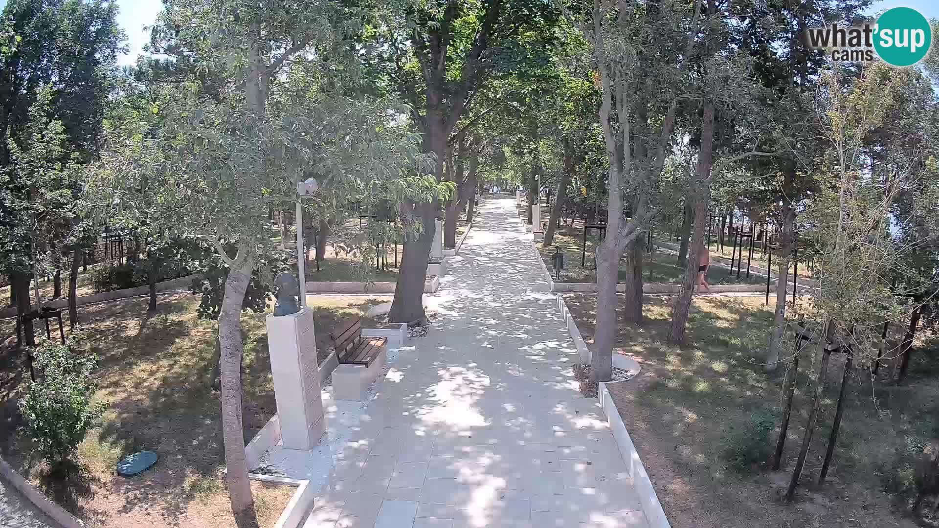 Writers’ Park Webcam Senj – Live by the Sea