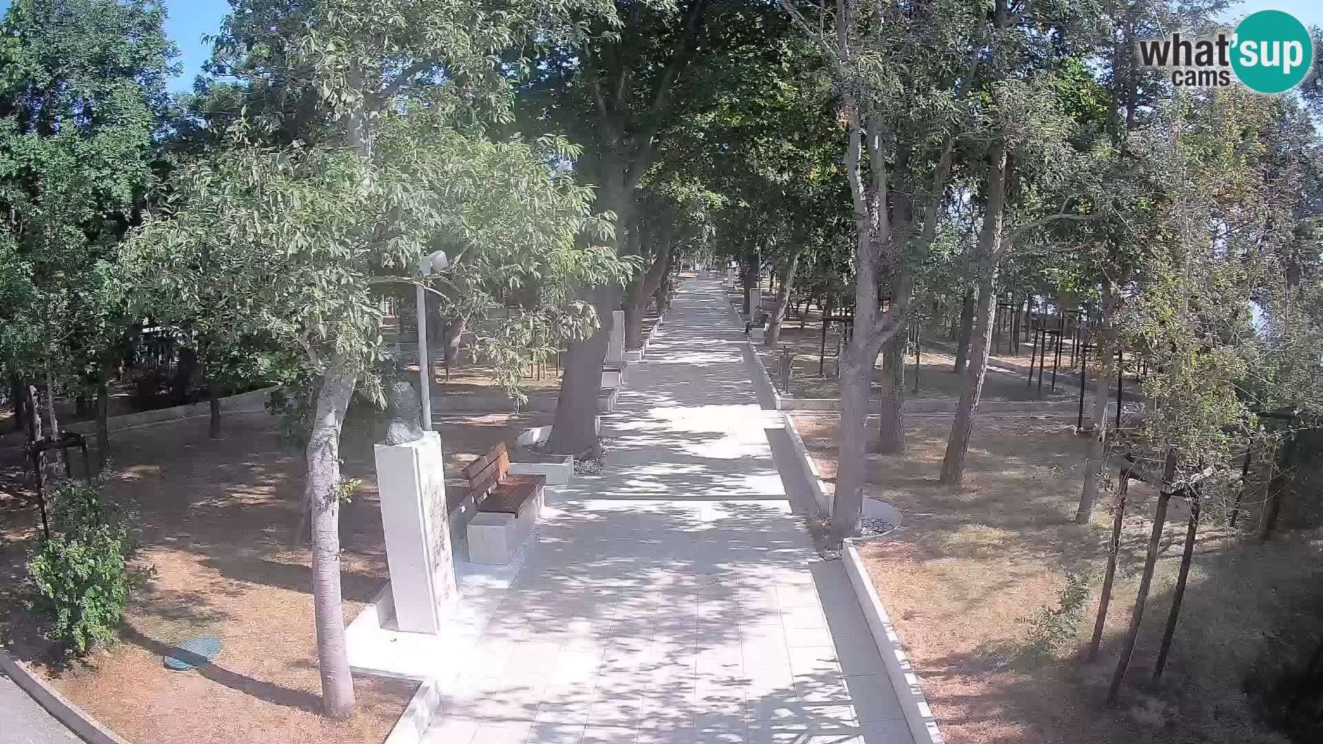 Writers’ Park Webcam Senj – Live by the Sea