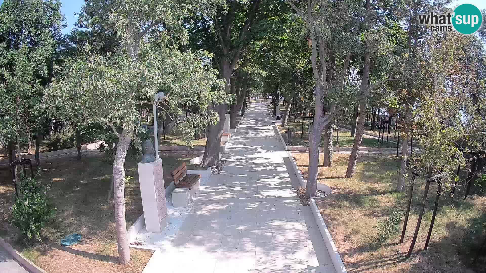 Webcam Schriftstellerpark Senj – Live am Meer