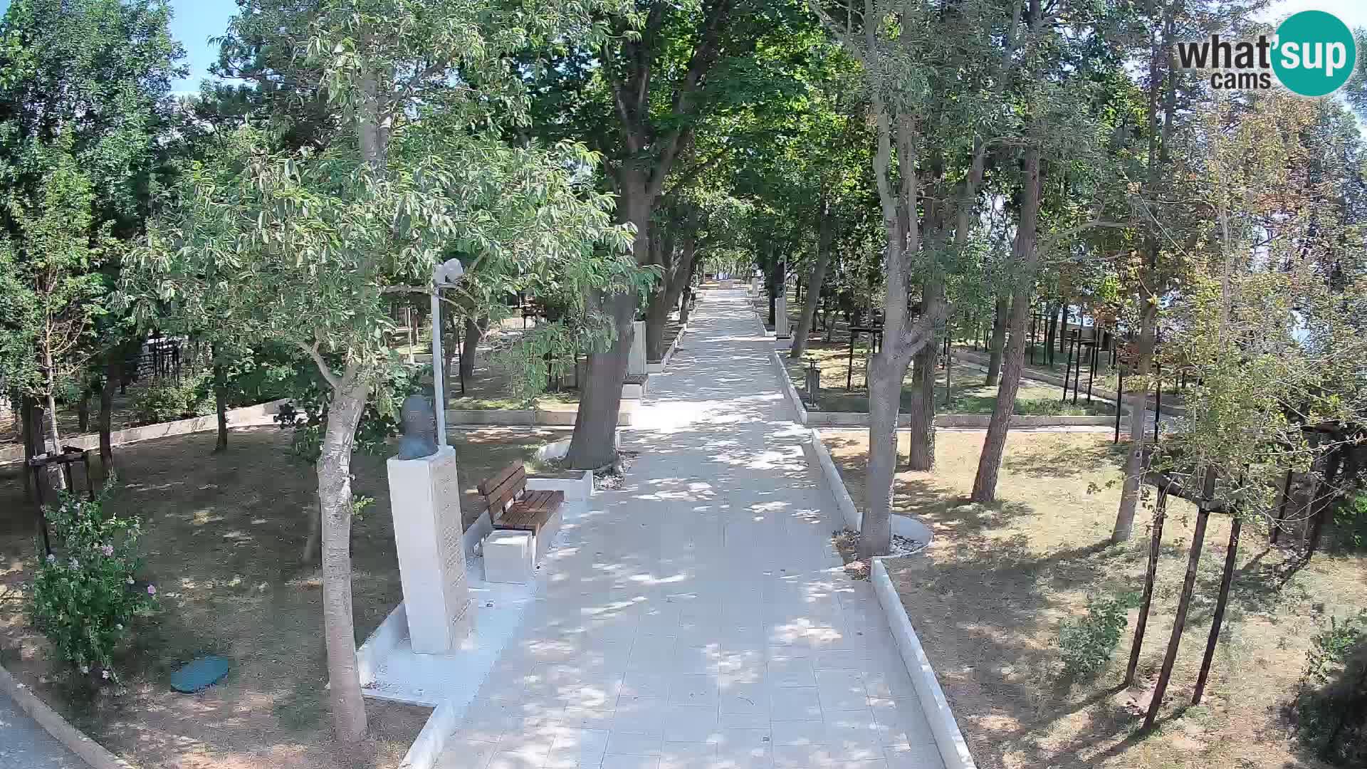 Writers’ Park Webcam Senj – Live by the Sea