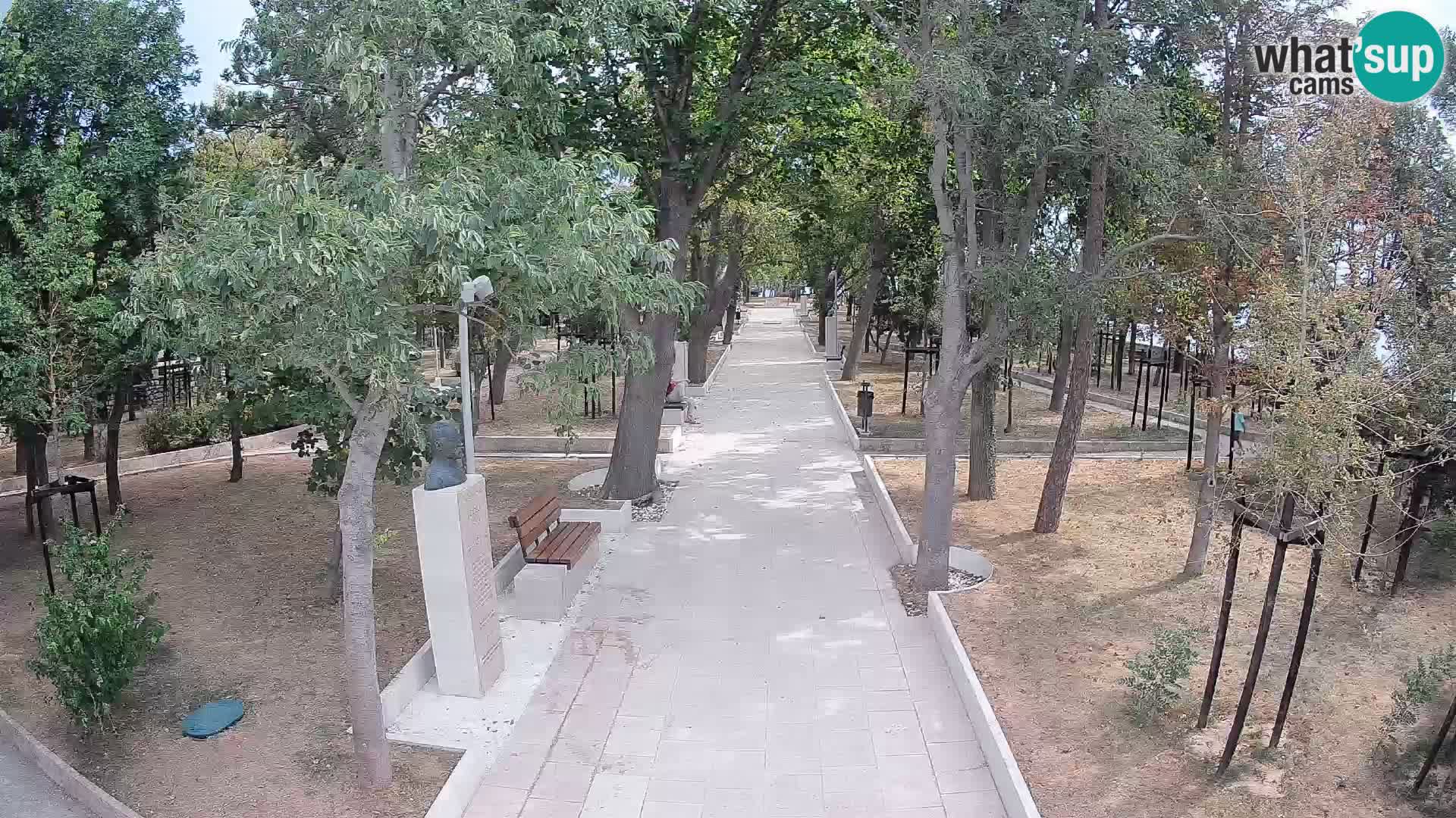 Writers’ Park Webcam Senj – Live by the Sea