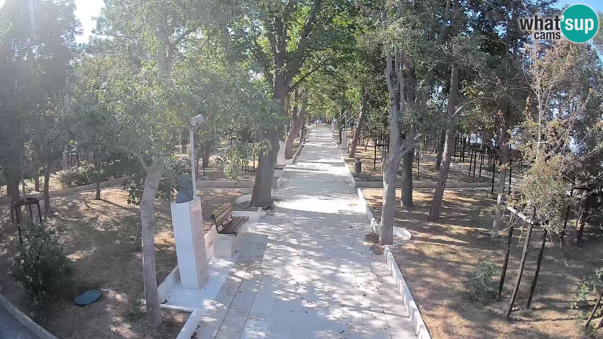 Writers’ Park Webcam Senj – Live by the Sea