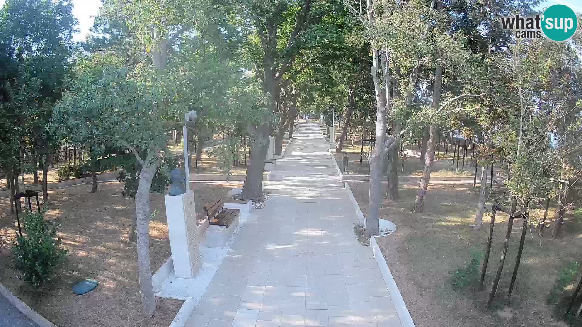 Webcam Schriftstellerpark Senj – Live am Meer