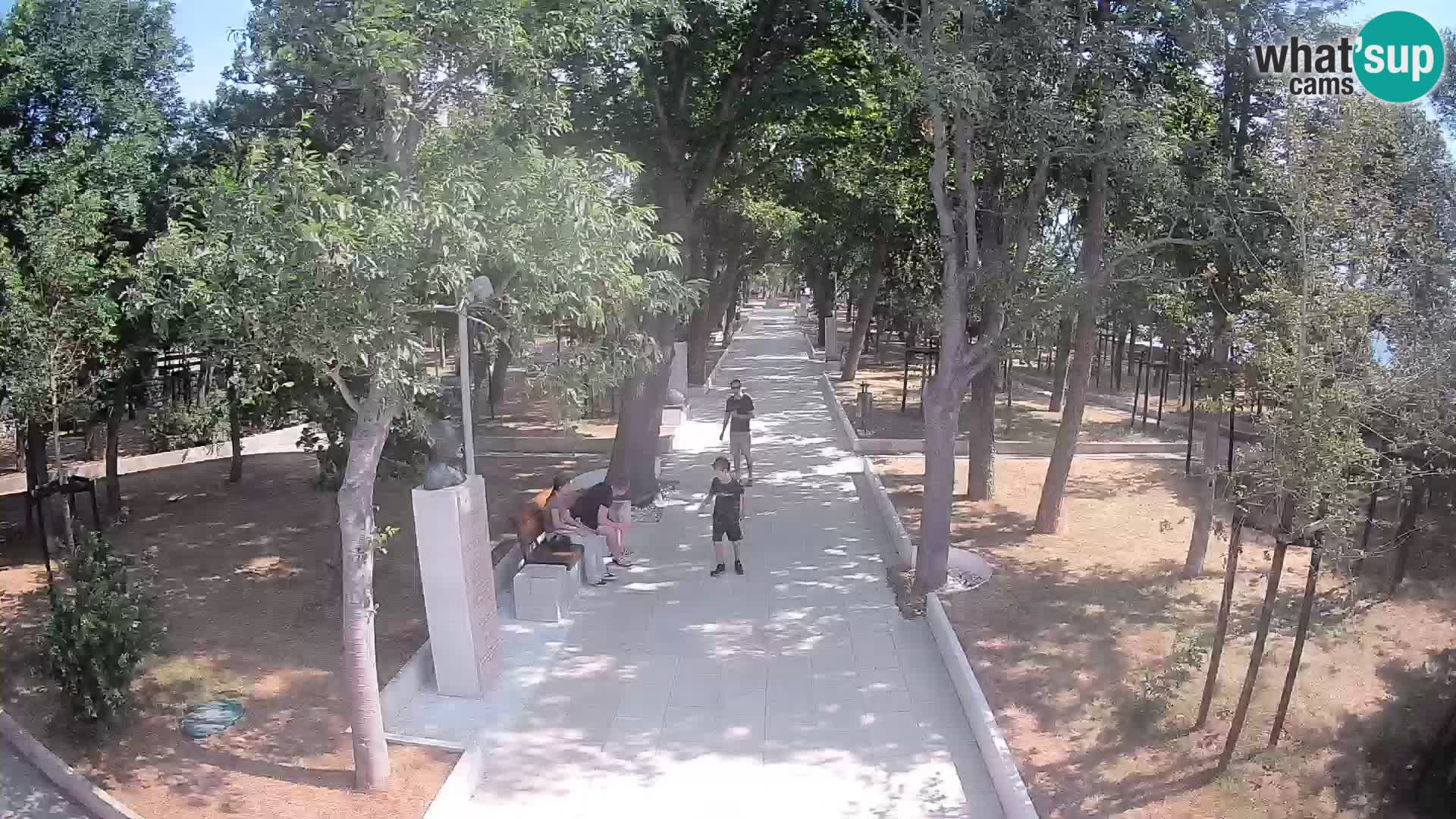 Webcam Schriftstellerpark Senj – Live am Meer