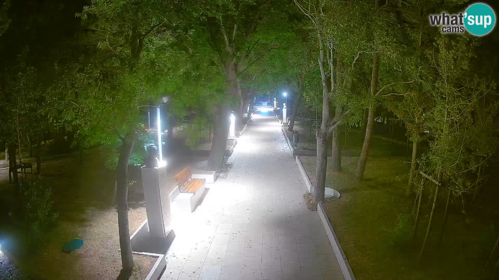 Webcam Schriftstellerpark Senj – Live am Meer