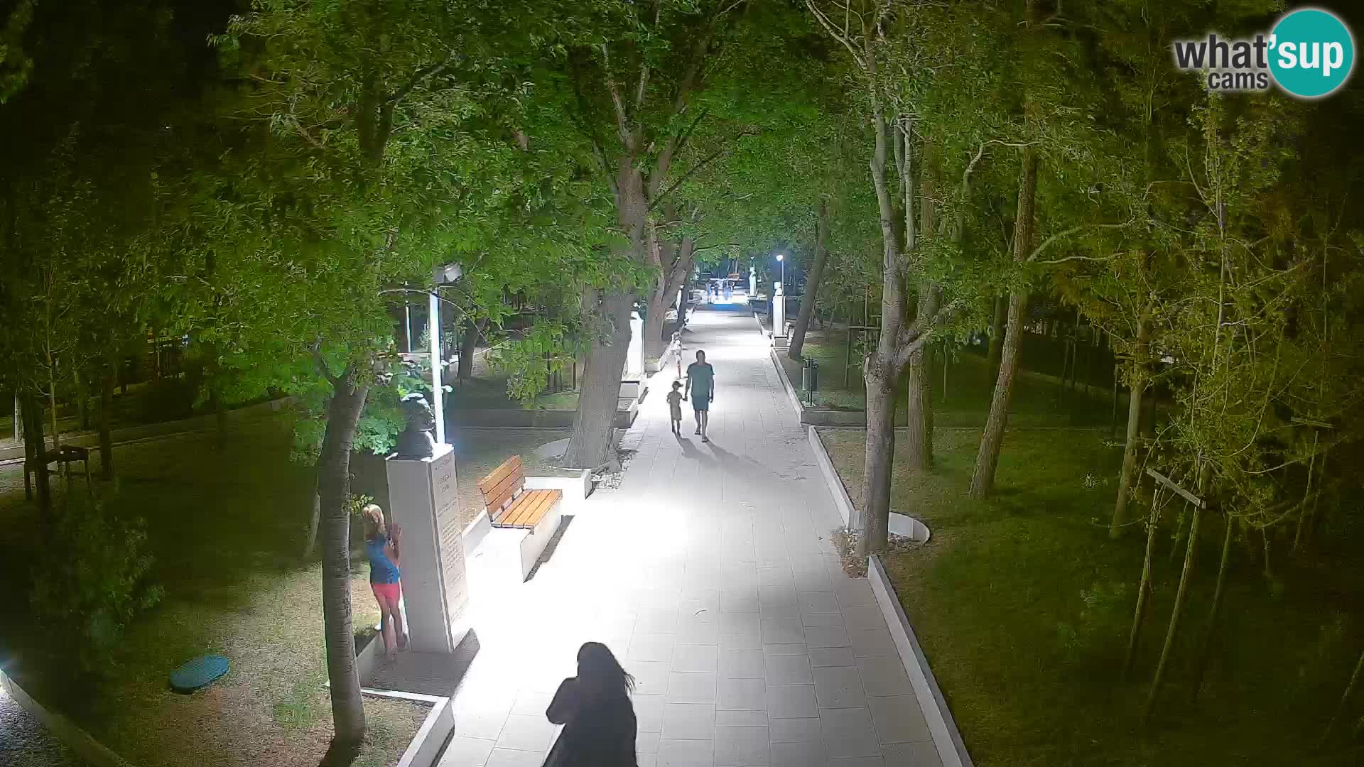 Writers’ Park Webcam Senj – Live by the Sea