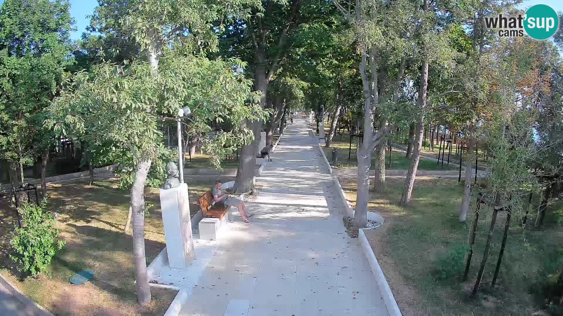 Writers’ Park Webcam Senj – Live by the Sea