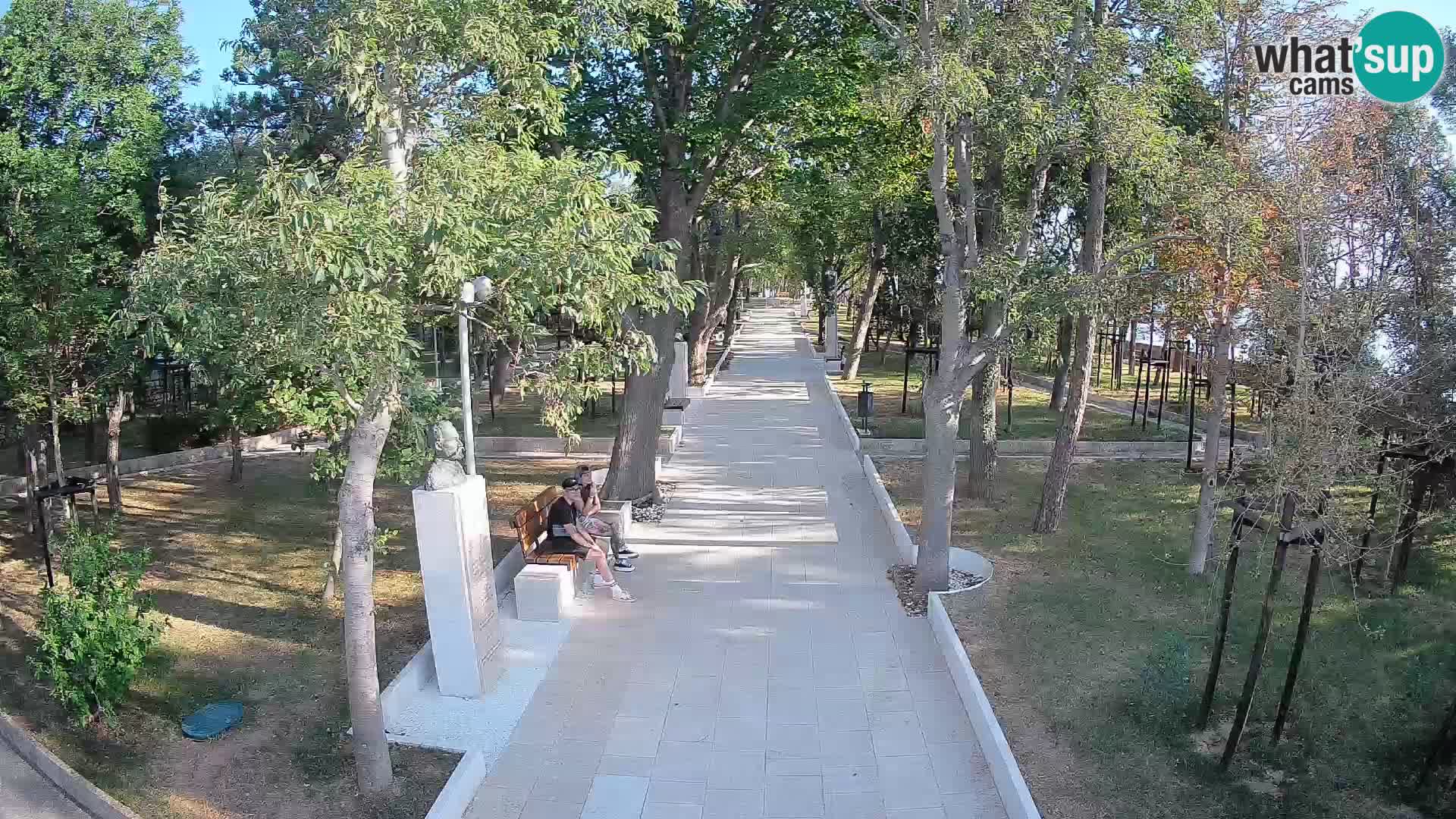 Writers’ Park Webcam Senj – Live by the Sea