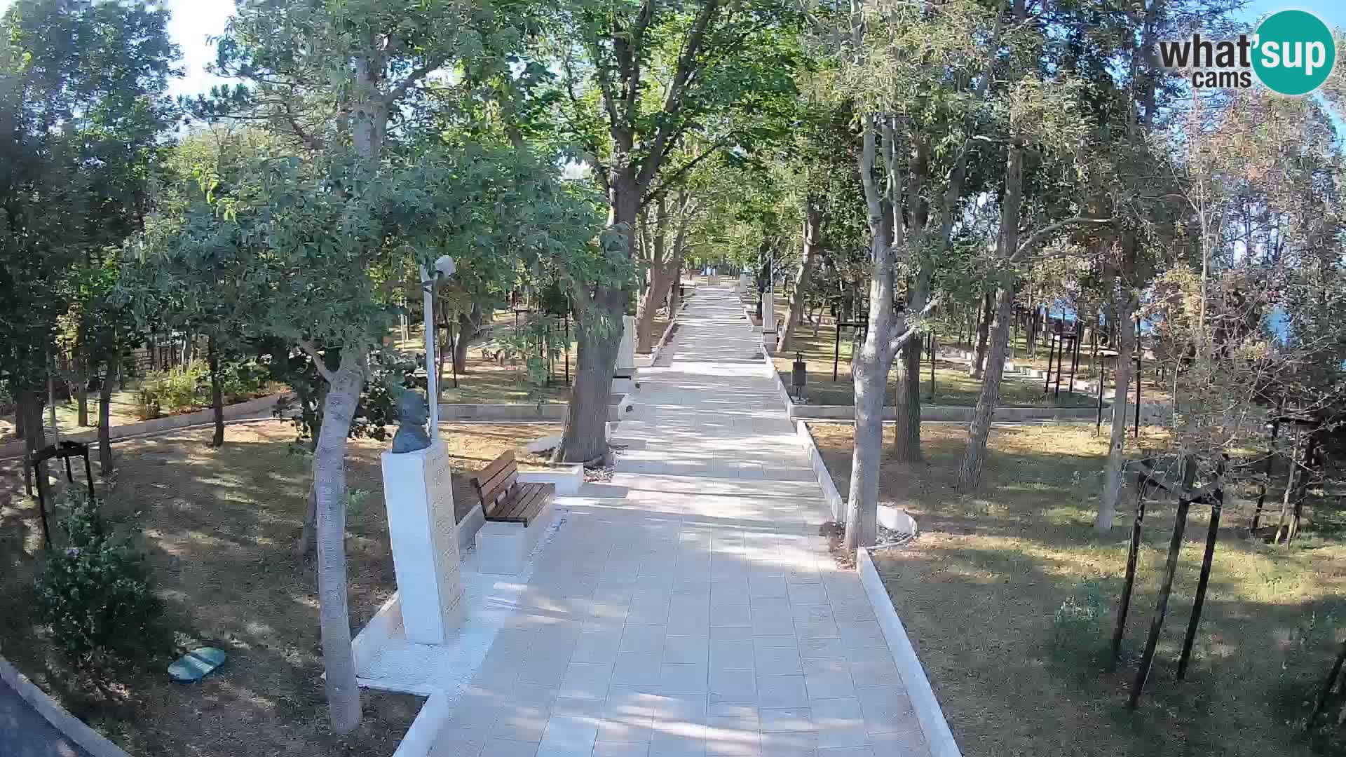 Writers’ Park Webcam Senj – Live by the Sea