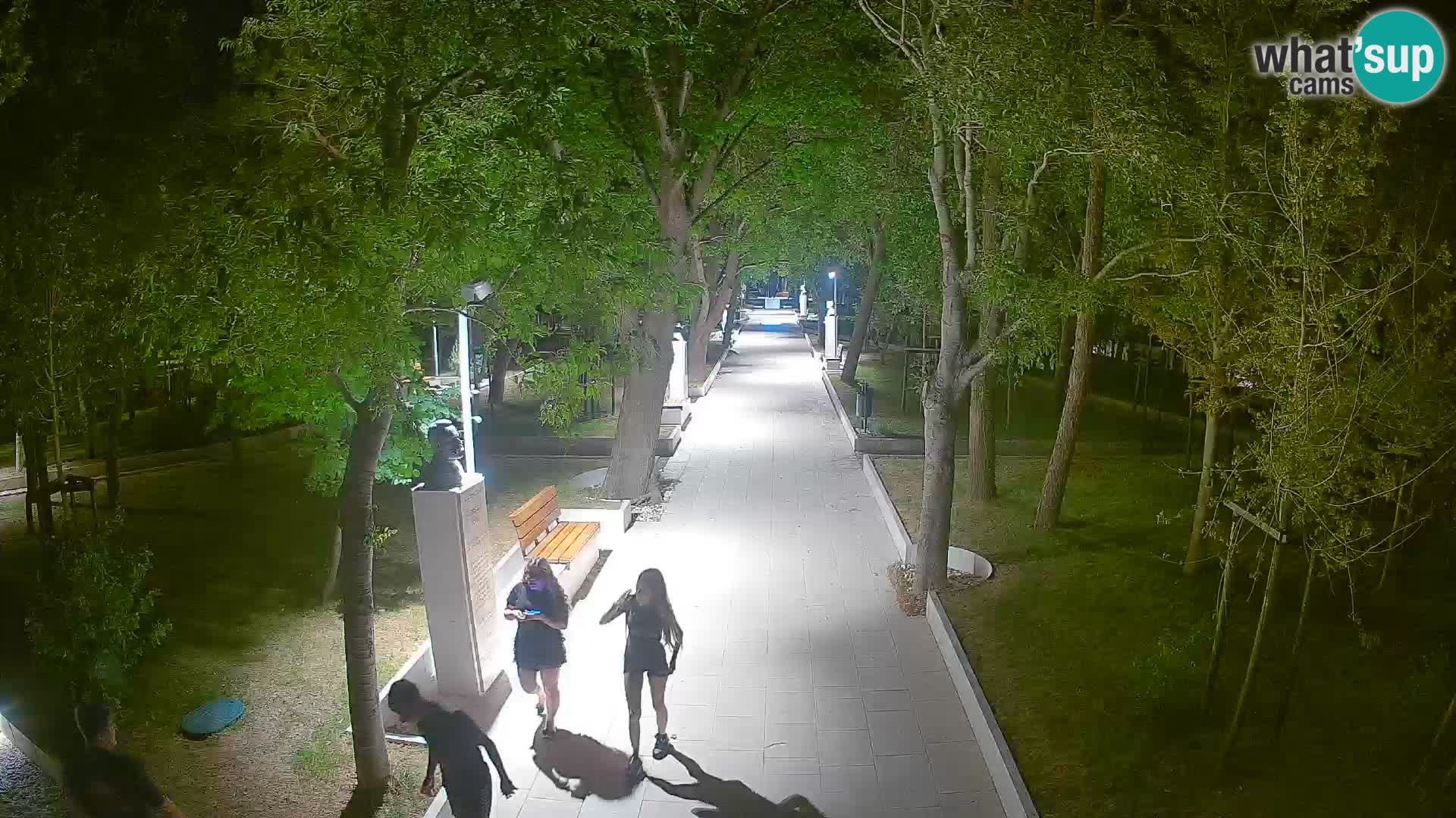 Webcam Schriftstellerpark Senj – Live am Meer