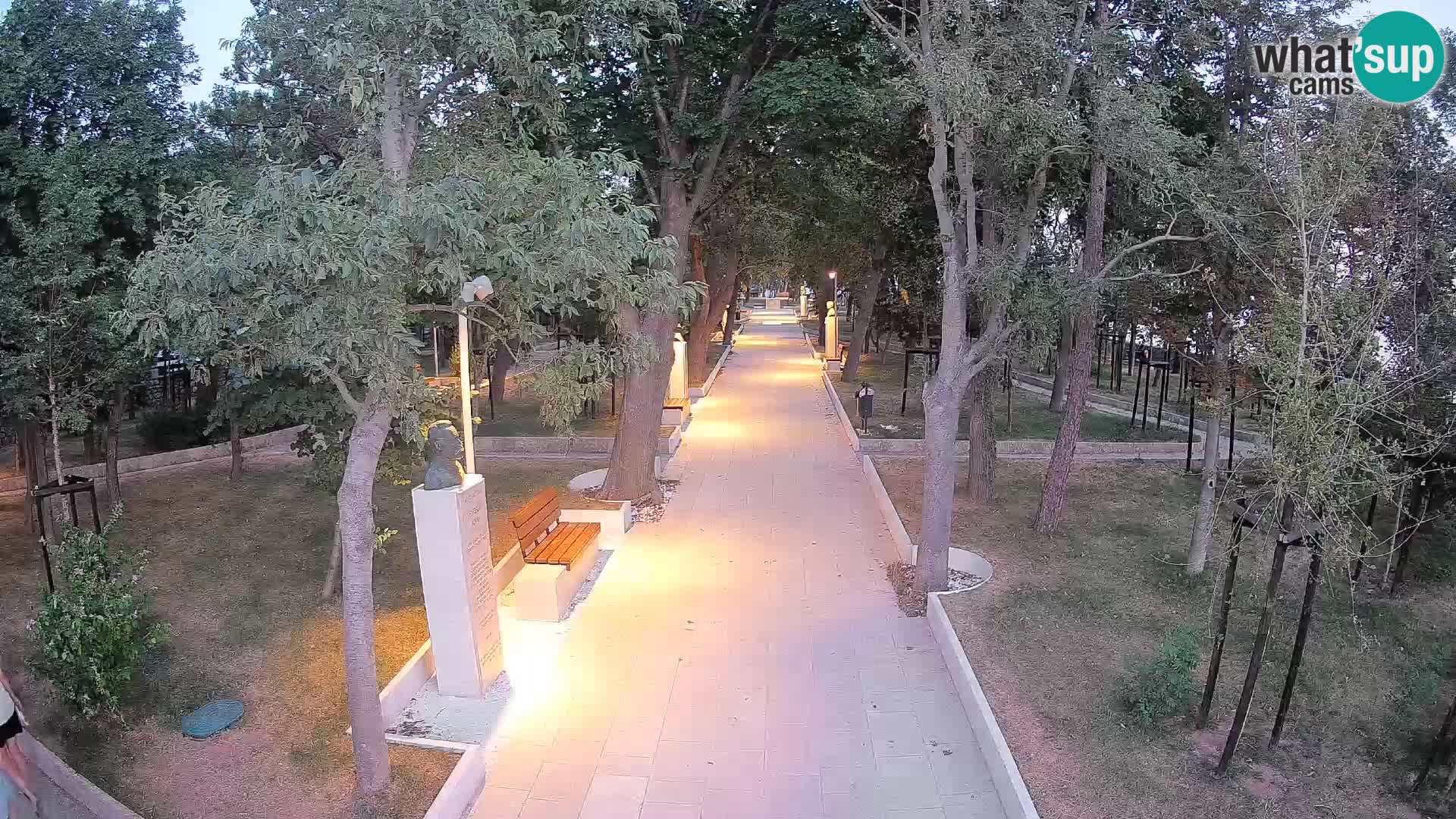 Webcam Schriftstellerpark Senj – Live am Meer