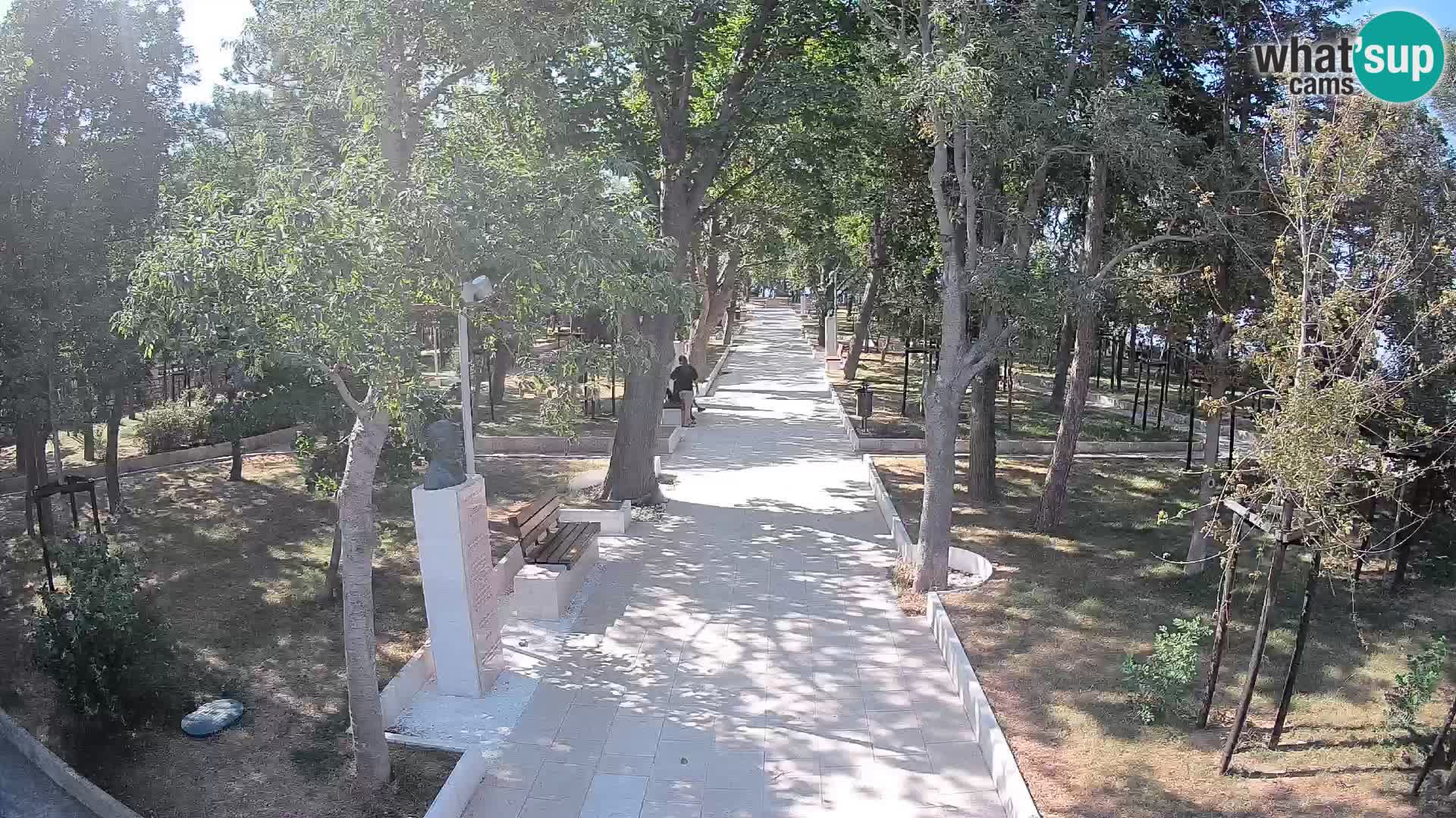 Webcam Schriftstellerpark Senj – Live am Meer