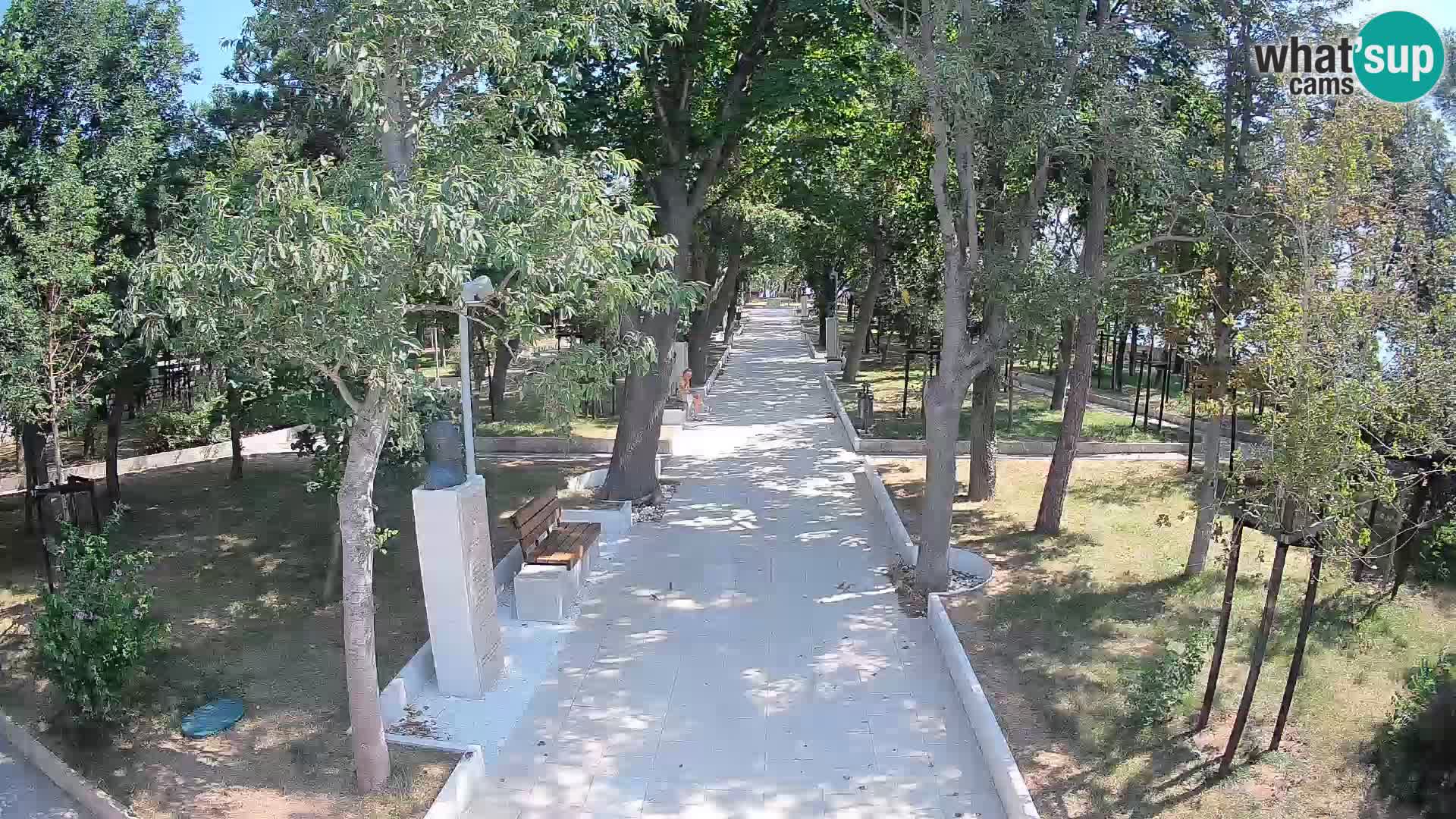 Writers’ Park Webcam Senj – Live by the Sea