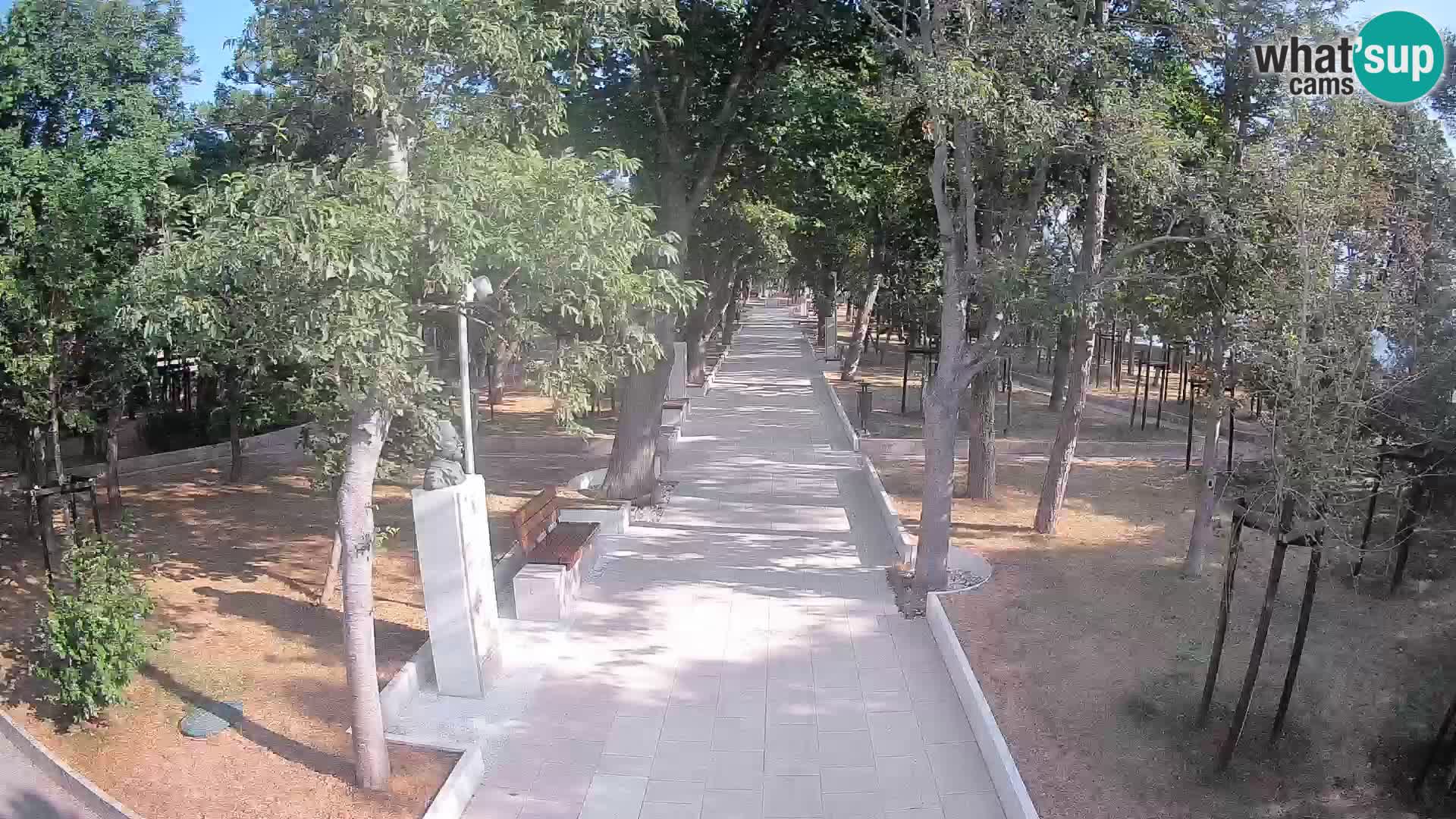 Writers’ Park Webcam Senj – Live by the Sea