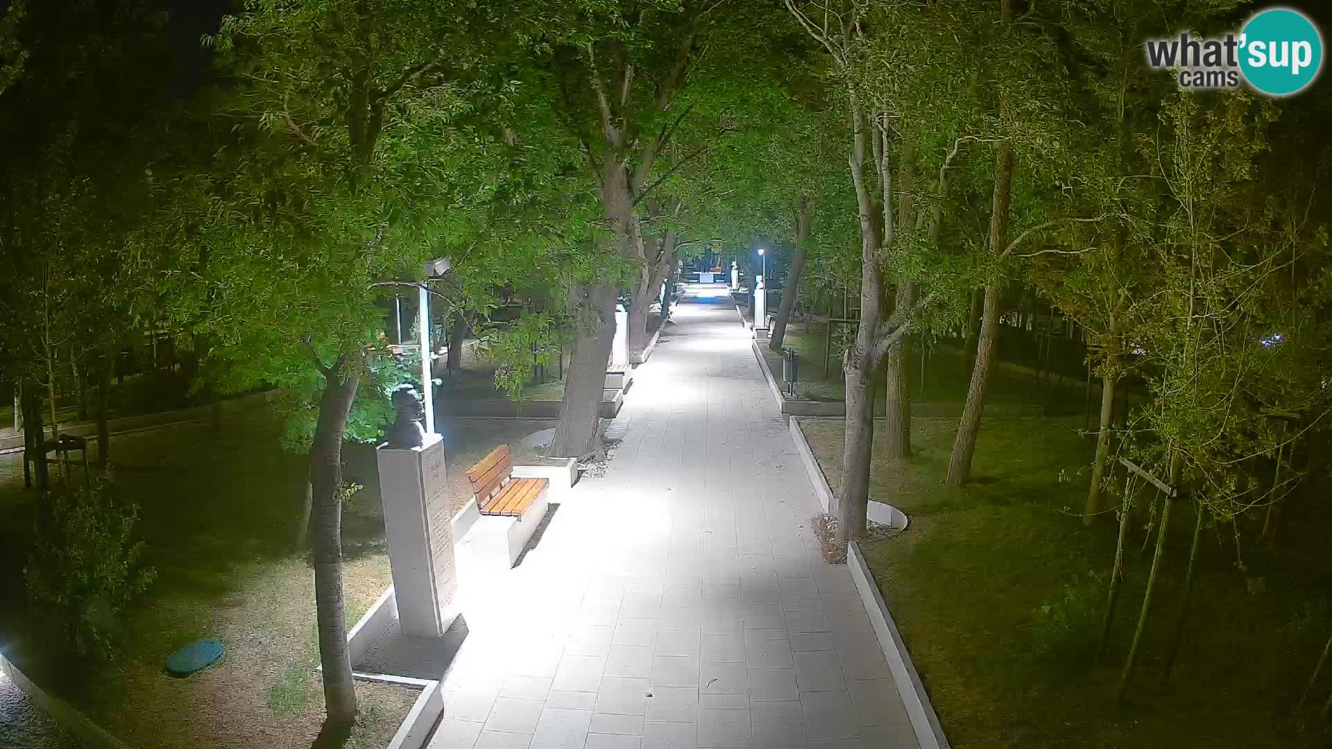 Writers’ Park Webcam Senj – Live by the Sea