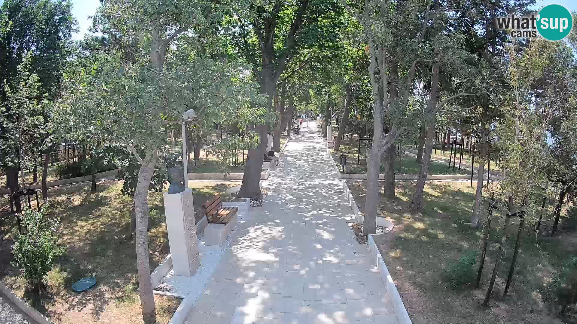 Writers’ Park Webcam Senj – Live by the Sea