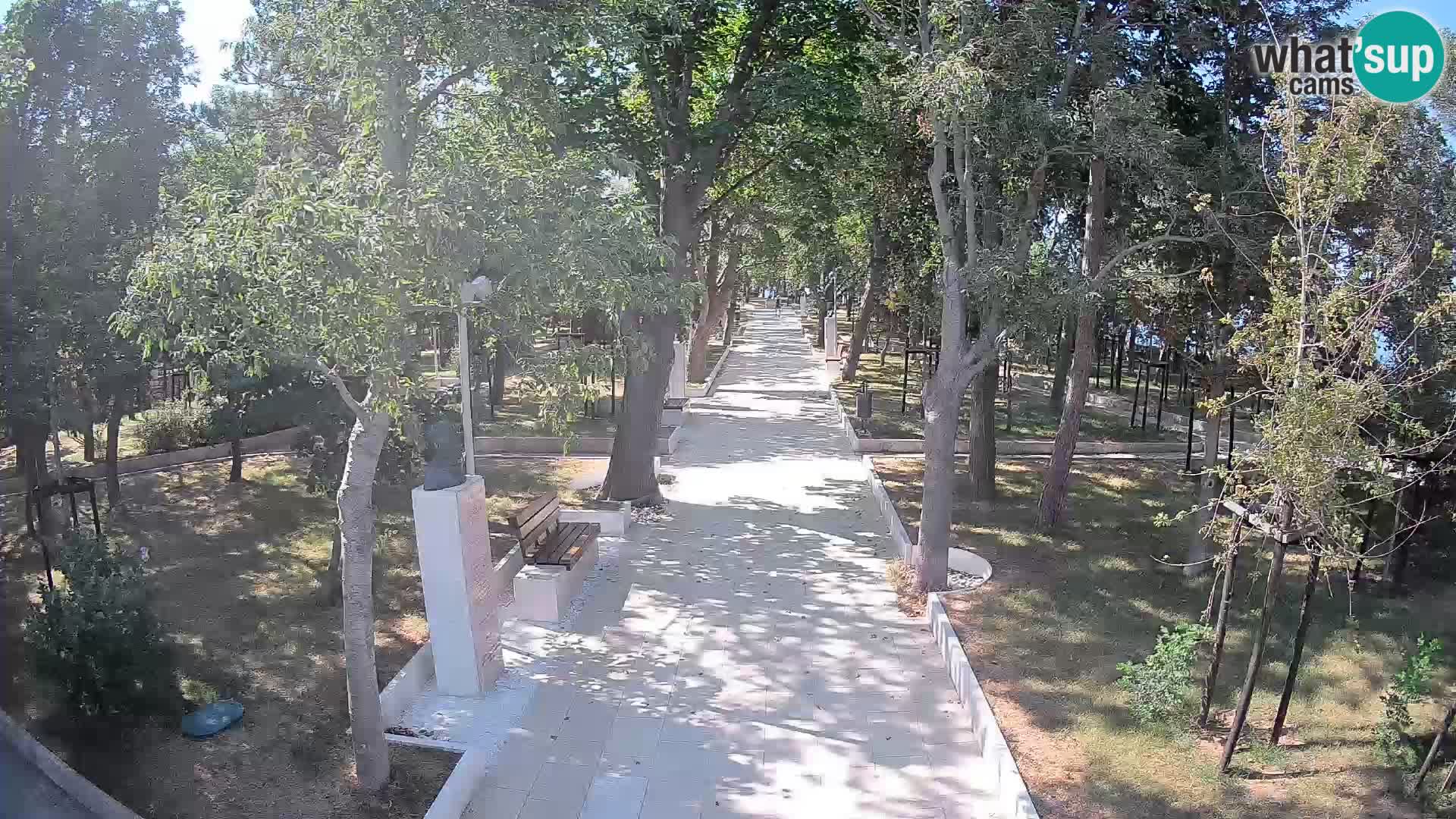 Writers’ Park Webcam Senj – Live by the Sea