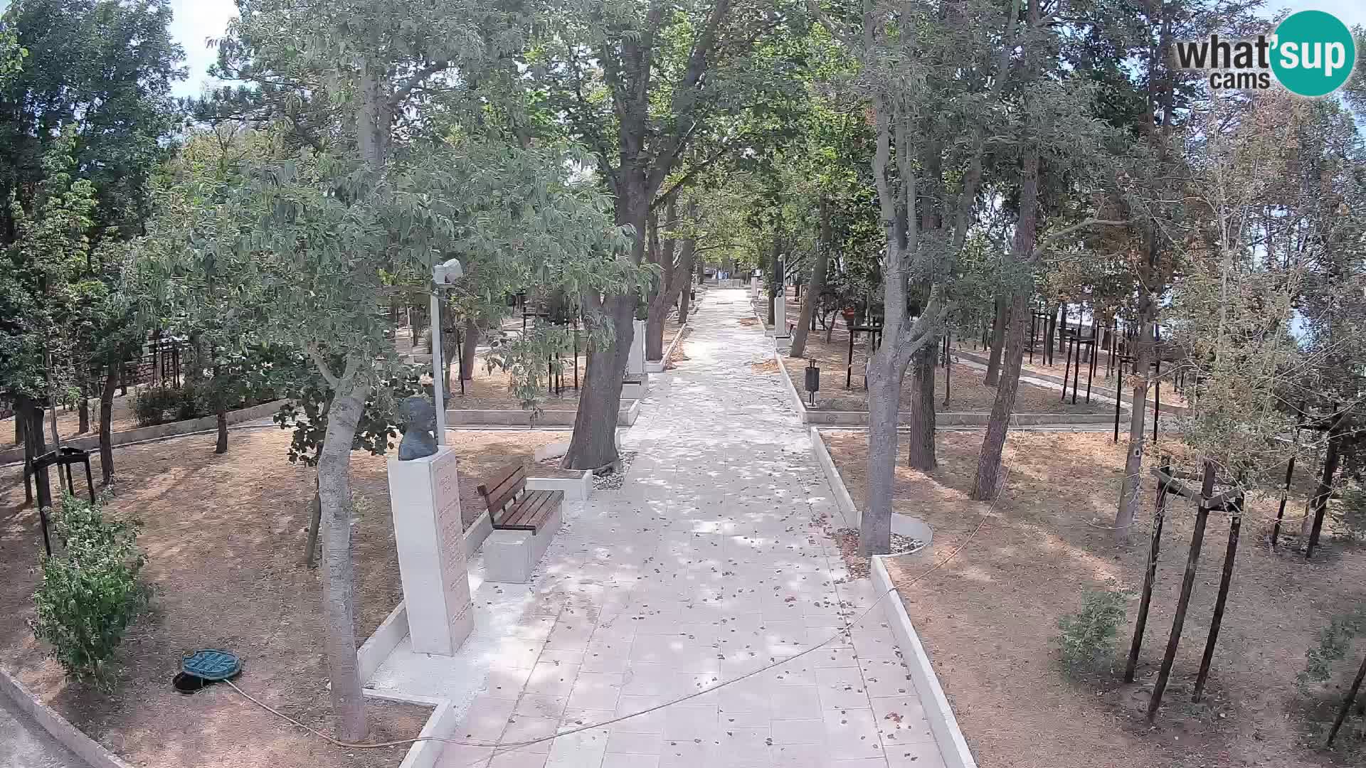 Writers’ Park Webcam Senj – Live by the Sea