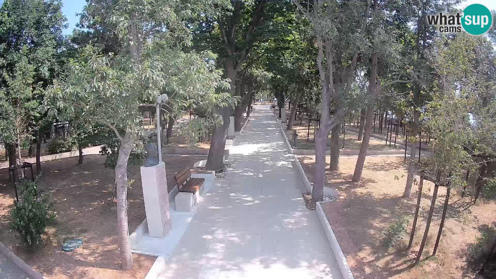 Writers’ Park Webcam Senj – Live by the Sea