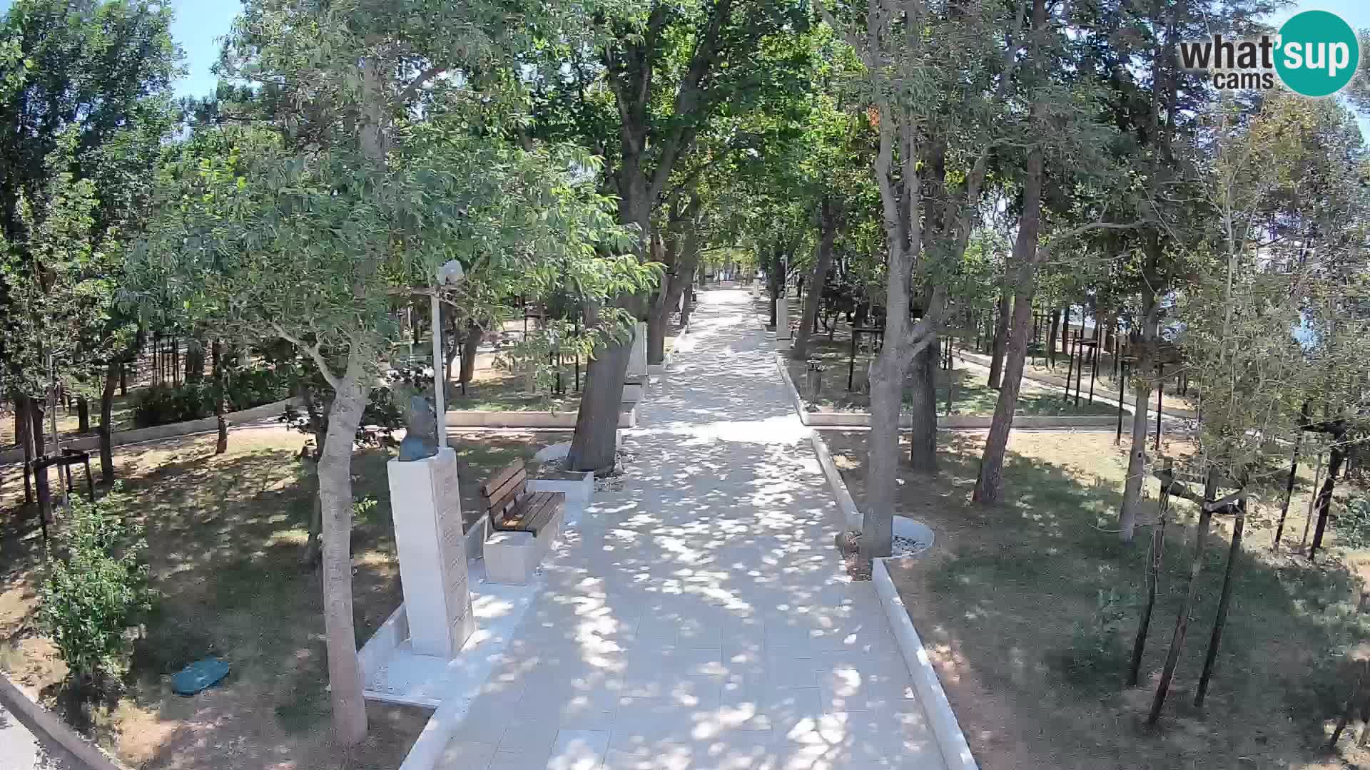 Writers’ Park Webcam Senj – Live by the Sea