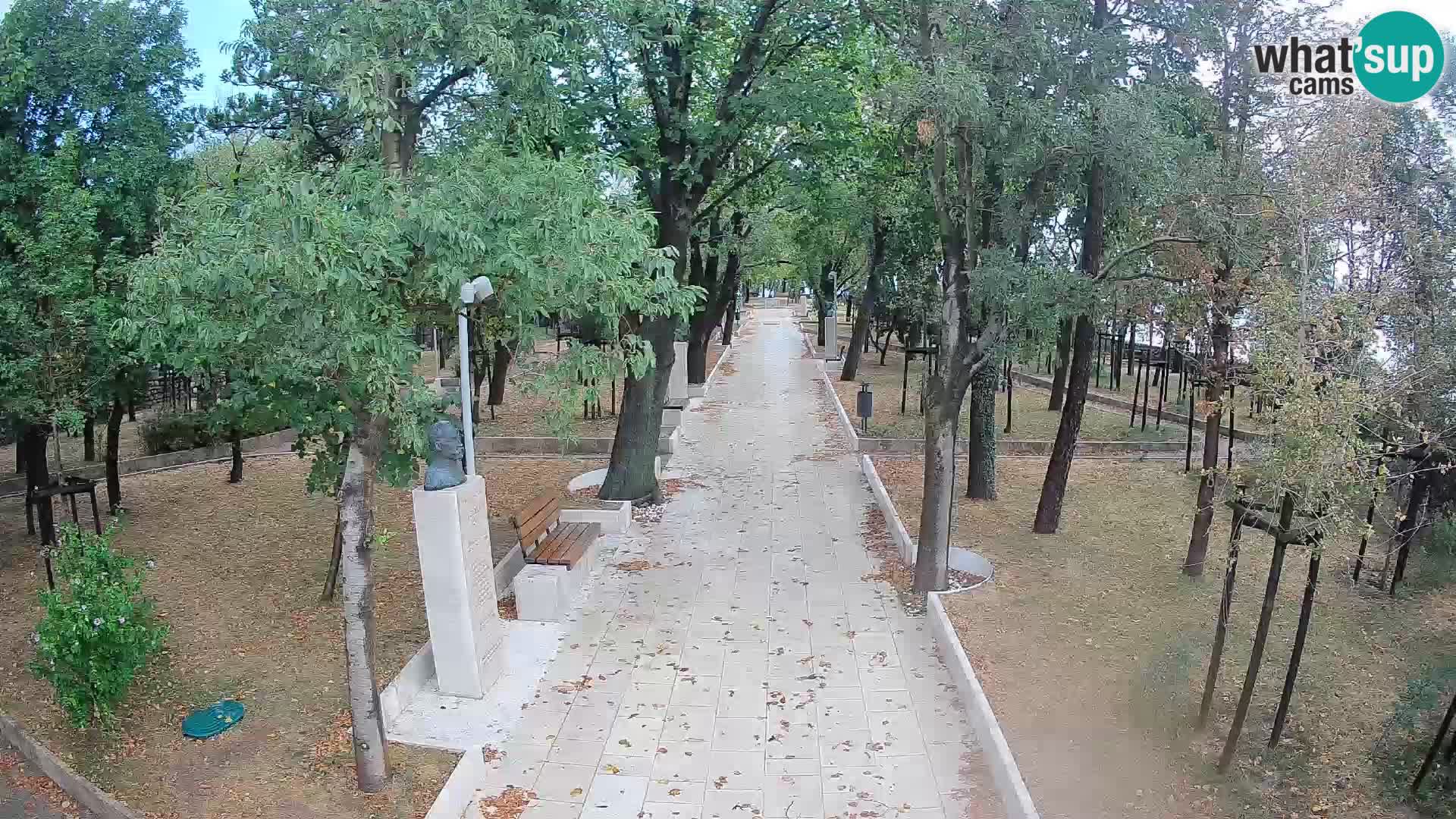 Writers’ Park Webcam Senj – Live by the Sea