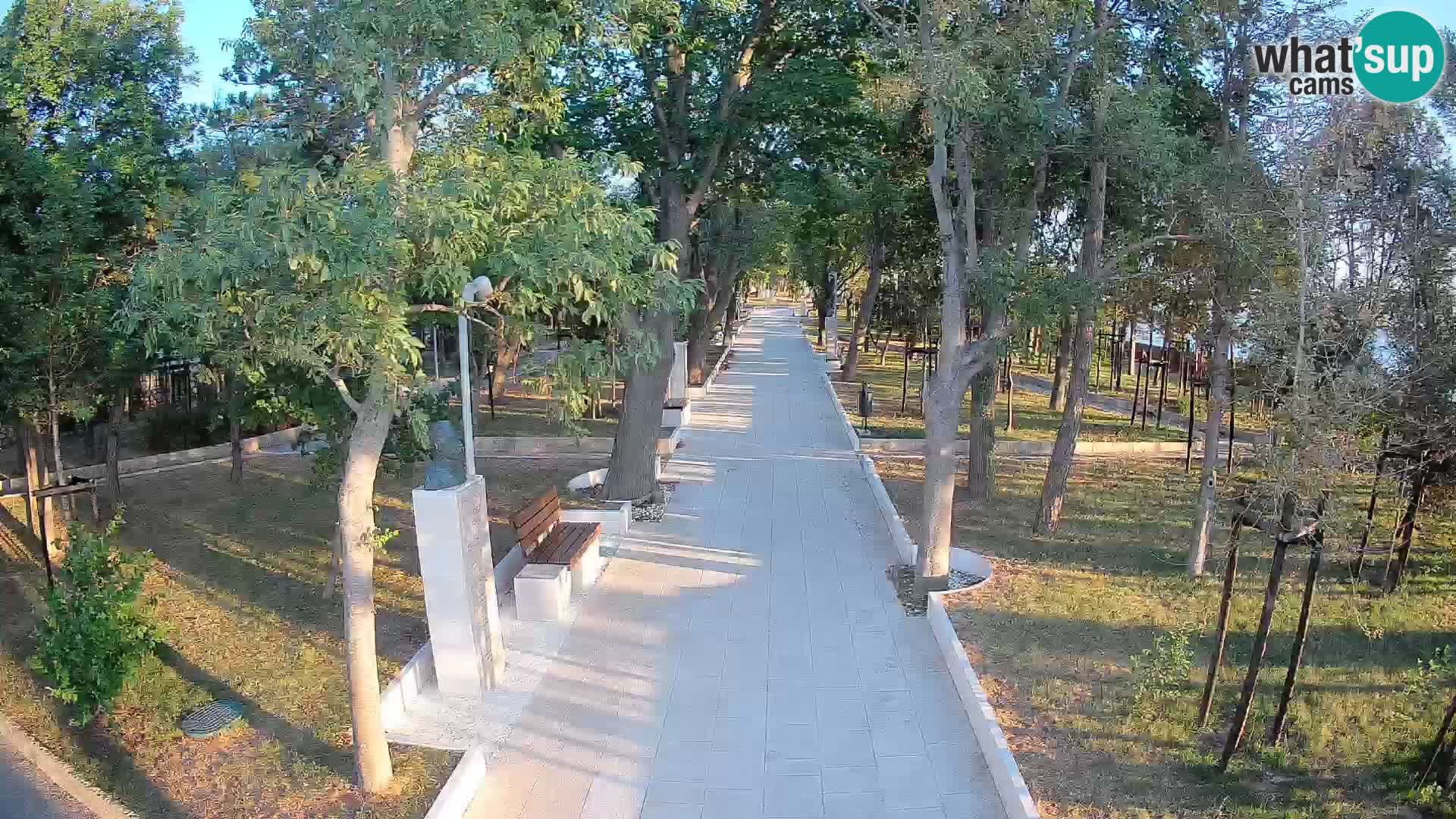 Writers’ Park Webcam Senj – Live by the Sea