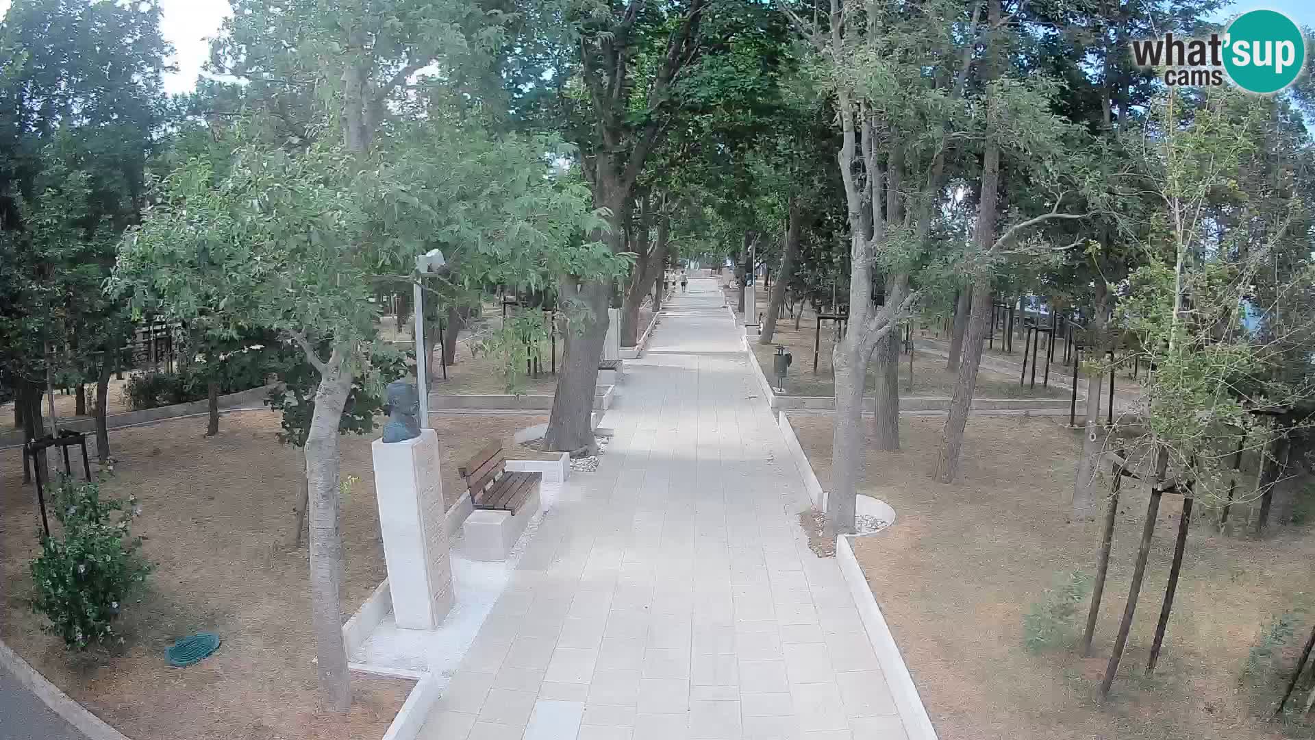 Writers’ Park Webcam Senj – Live by the Sea