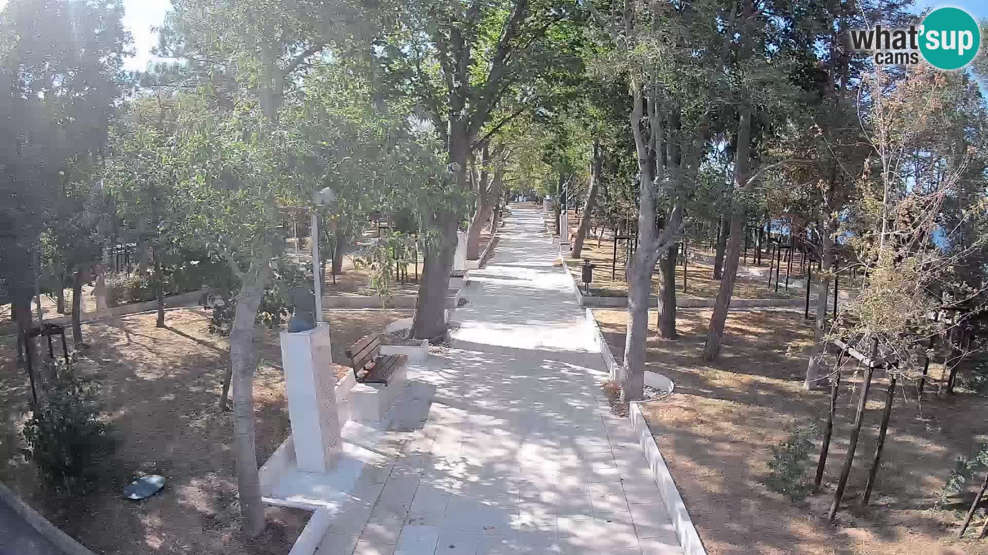Webcam Schriftstellerpark Senj – Live am Meer