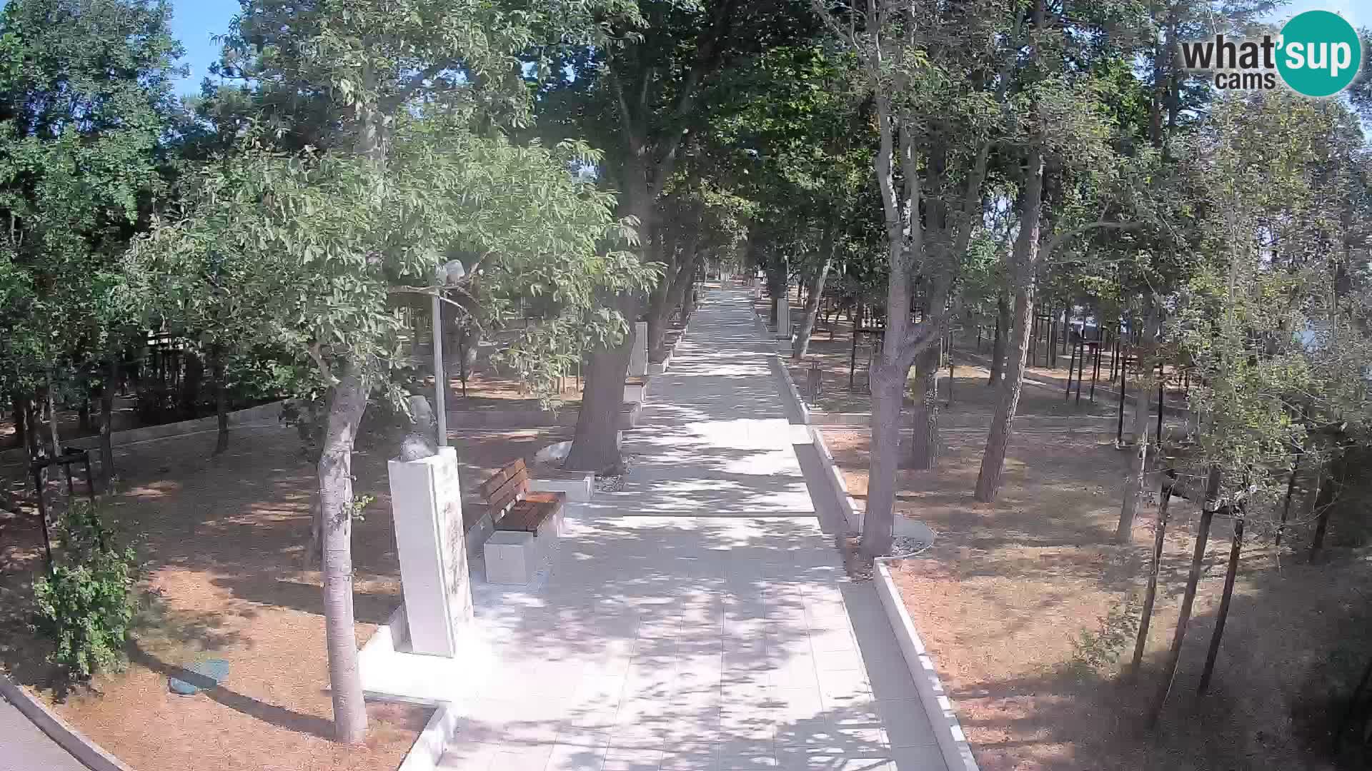 Writers’ Park Webcam Senj – Live by the Sea