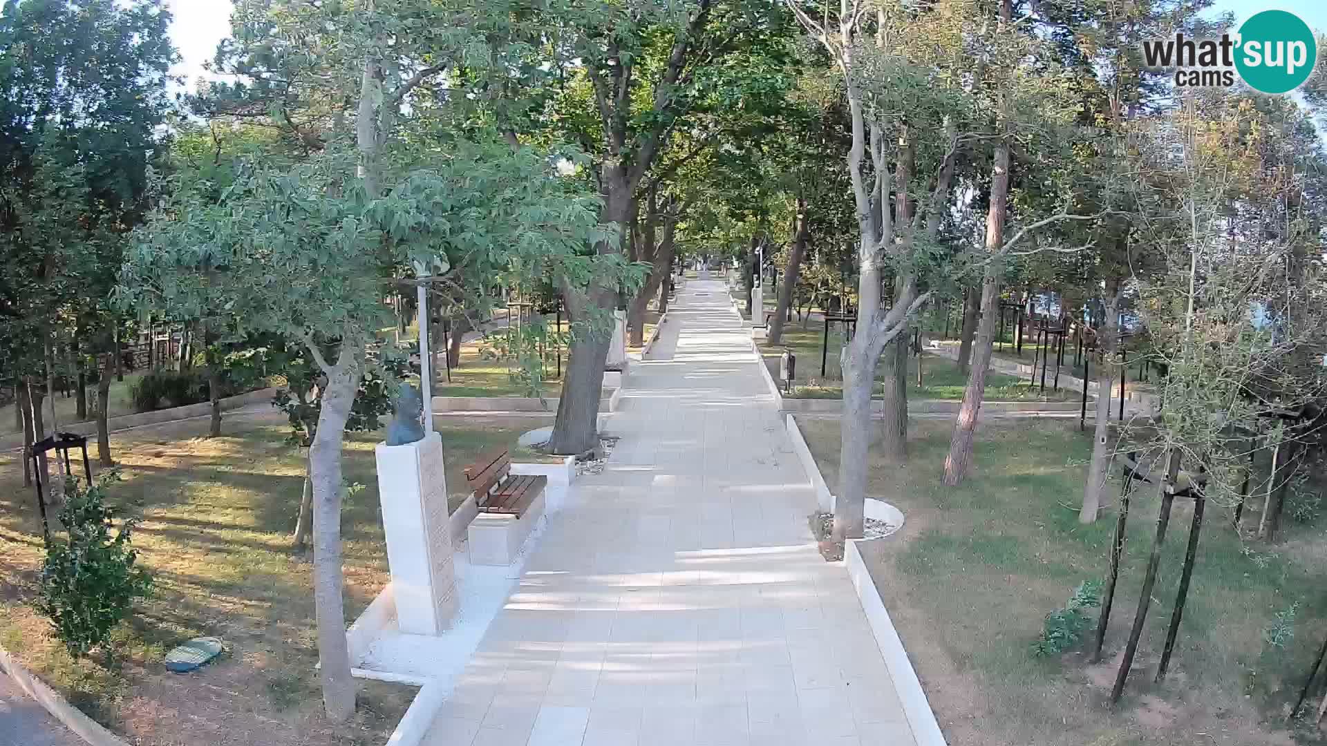 Writers’ Park Webcam Senj – Live by the Sea