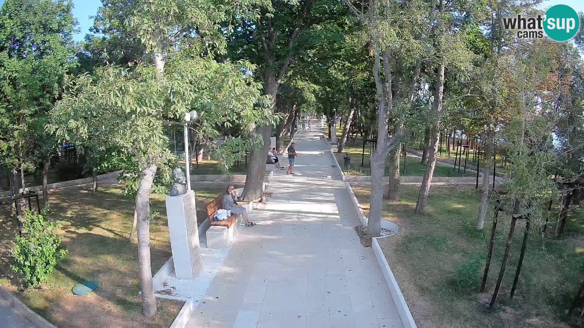 Writers’ Park Webcam Senj – Live by the Sea