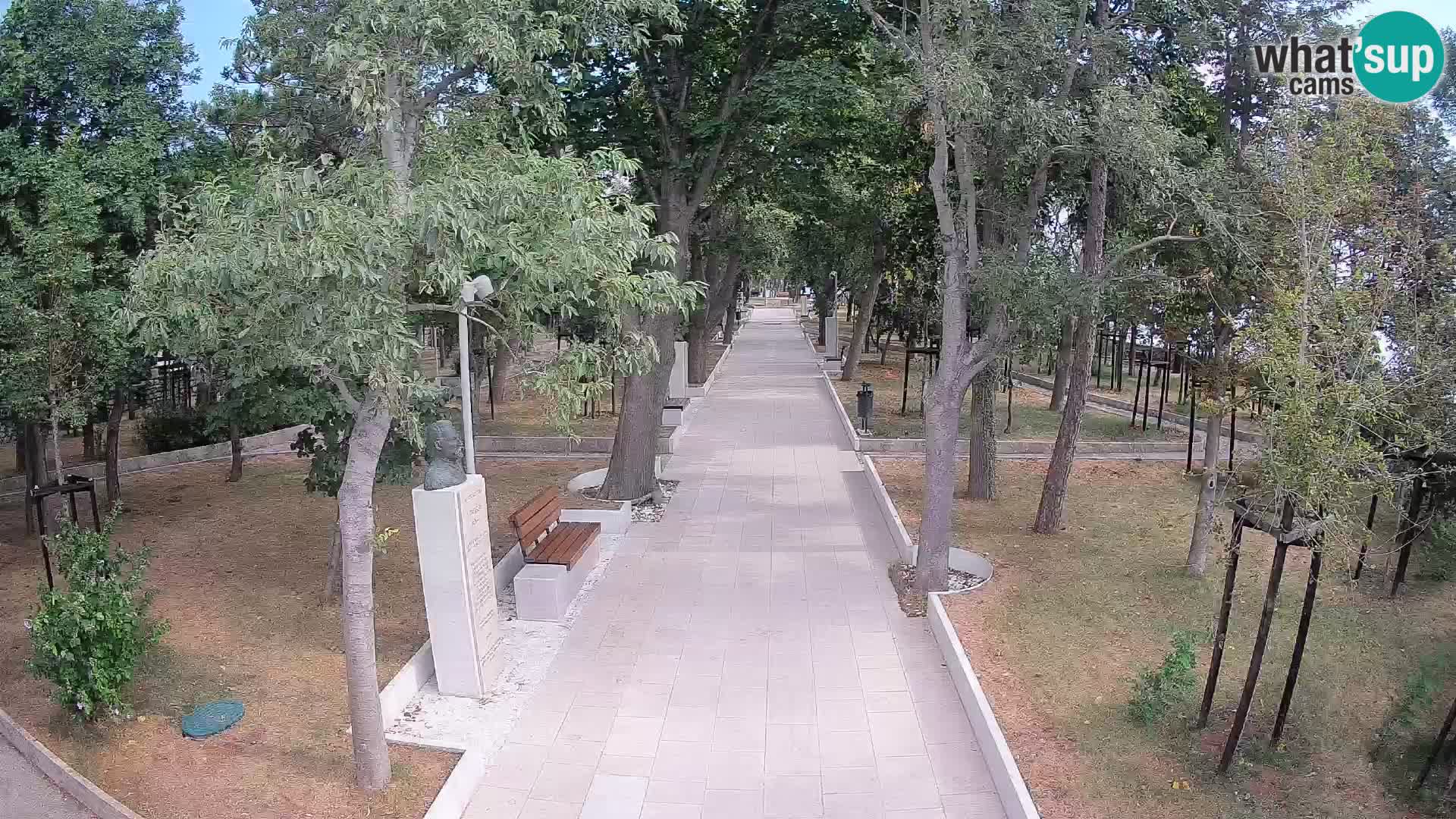 Writers’ Park Webcam Senj – Live by the Sea