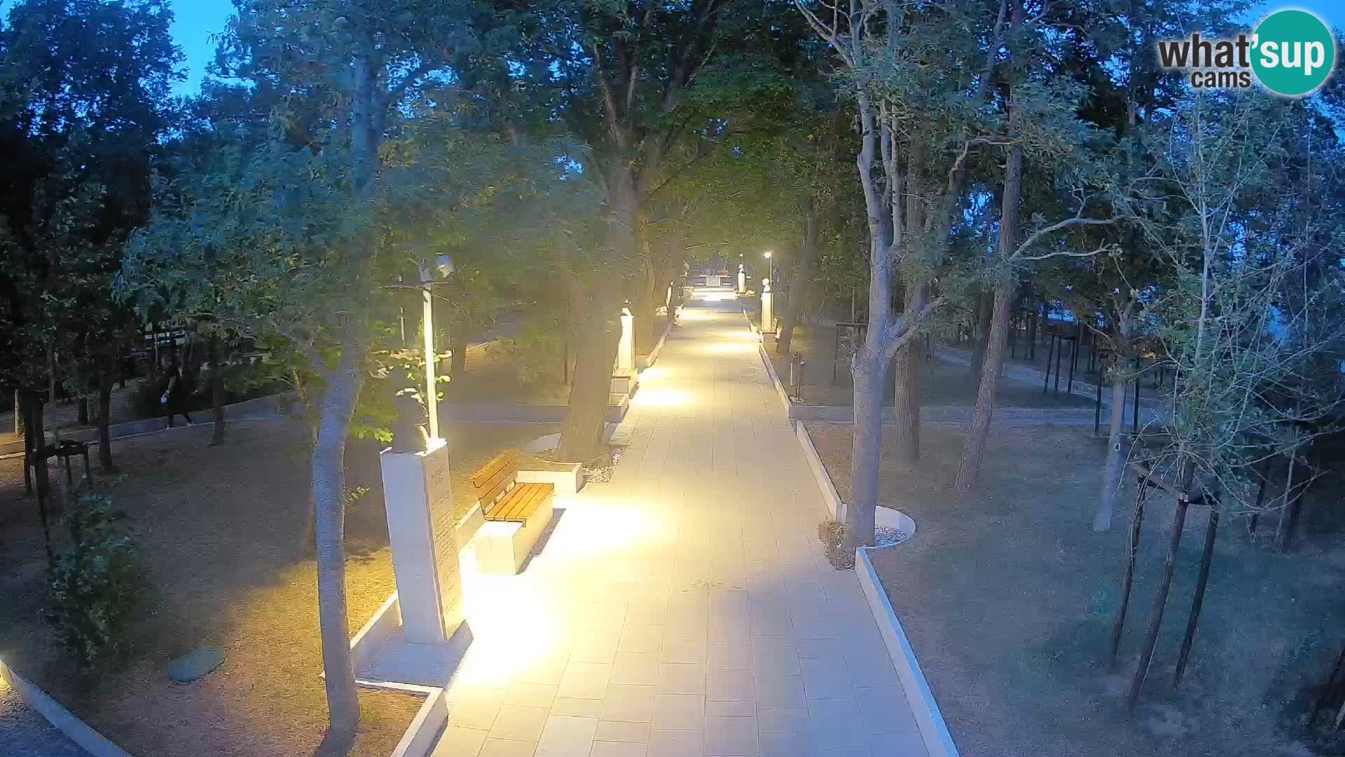 Webcam Schriftstellerpark Senj – Live am Meer
