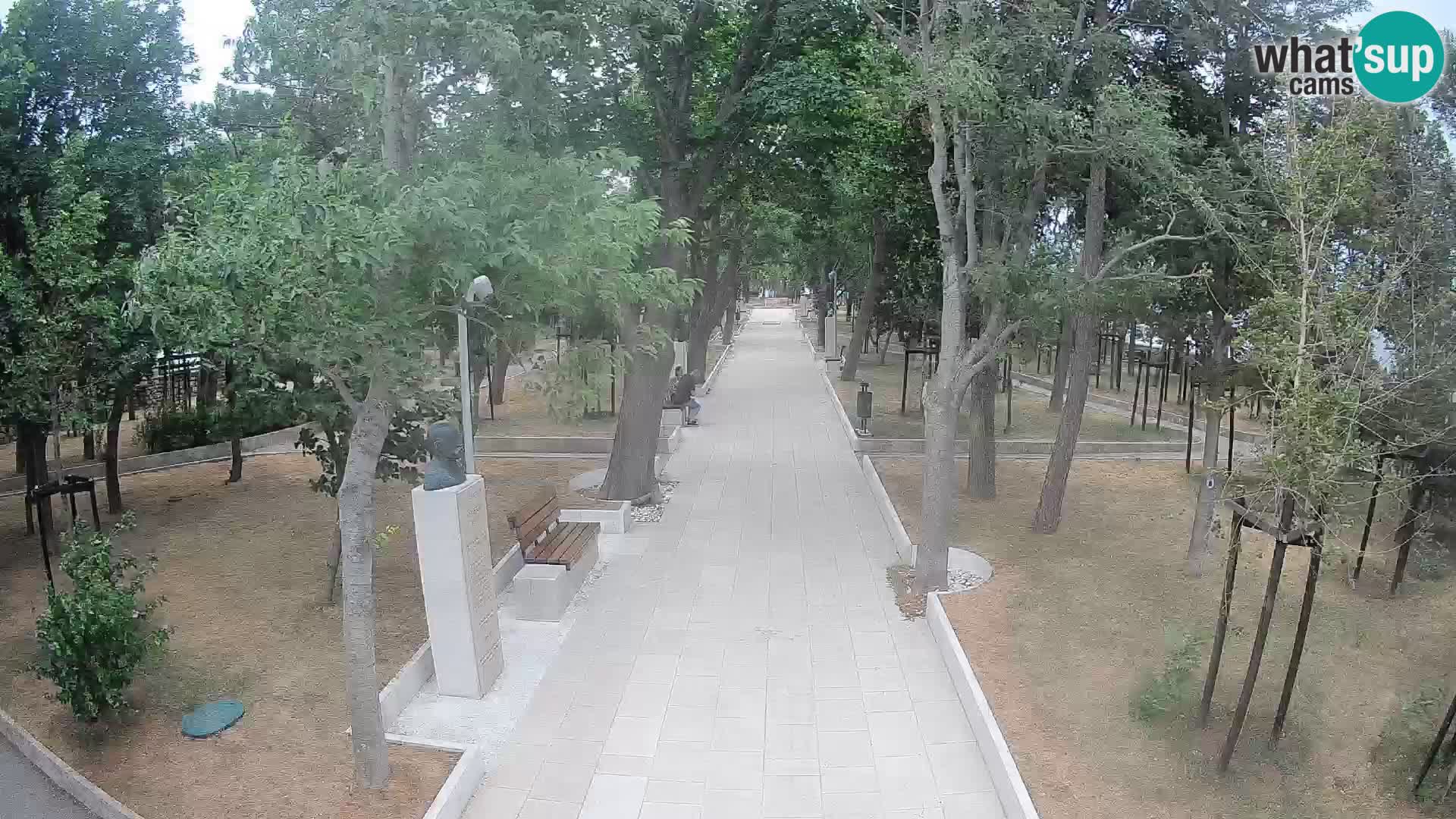 Writers’ Park Webcam Senj – Live by the Sea