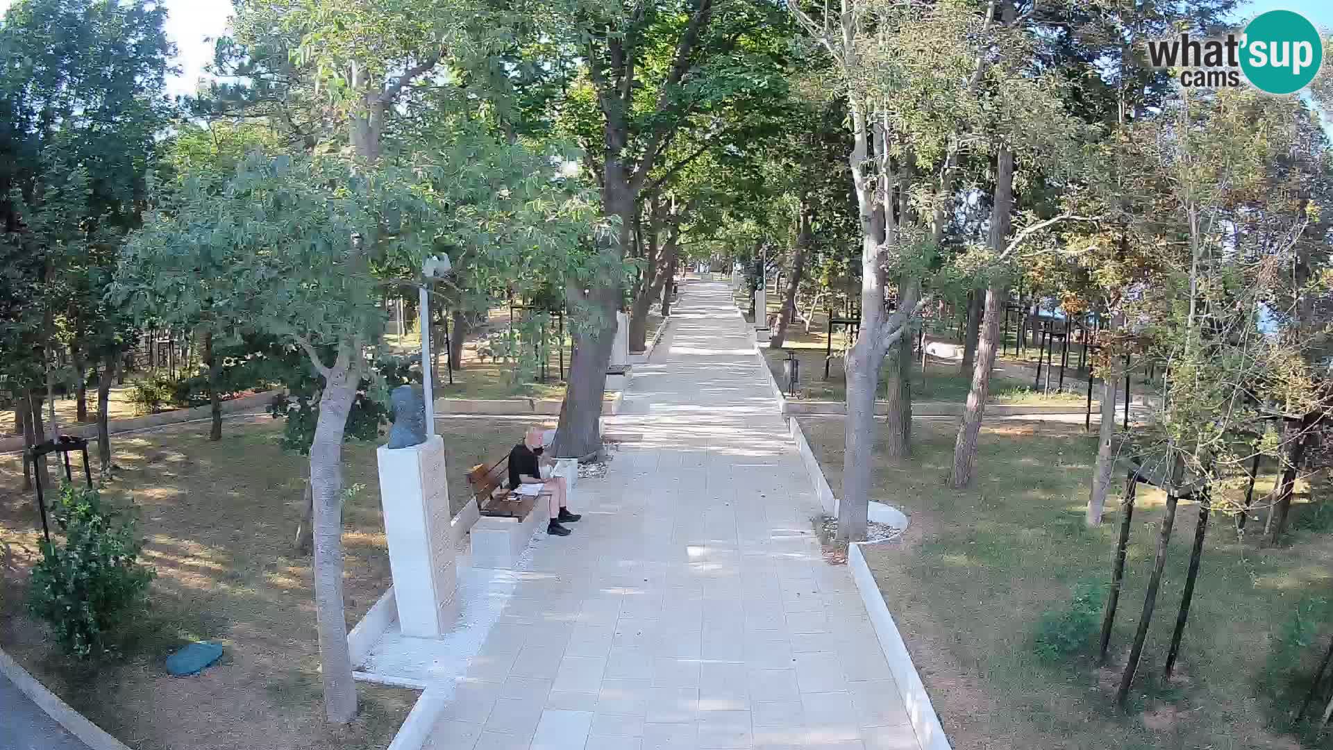 Writers’ Park Webcam Senj – Live by the Sea