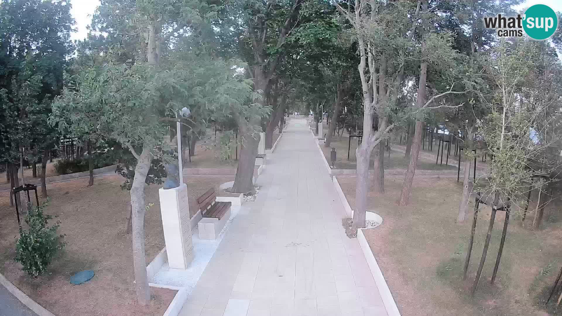 Writers’ Park Webcam Senj – Live by the Sea