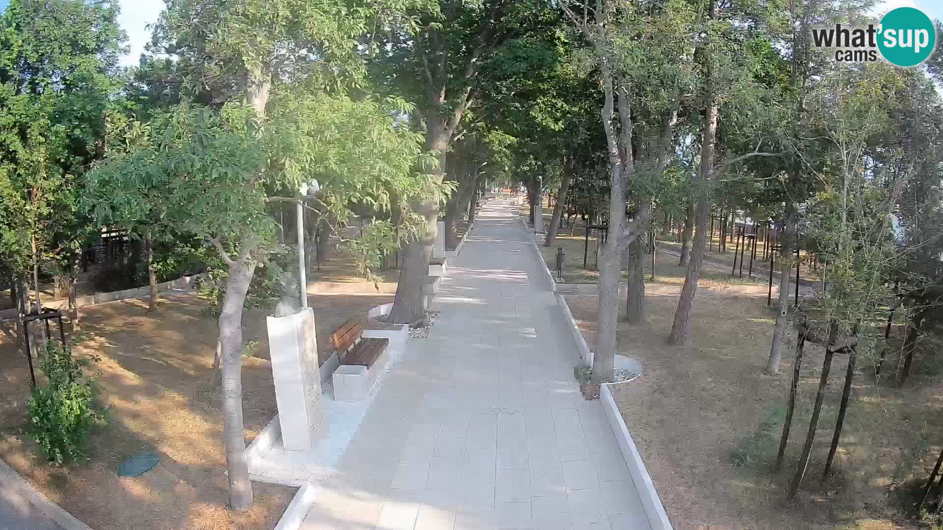 Writers’ Park Webcam Senj – Live by the Sea
