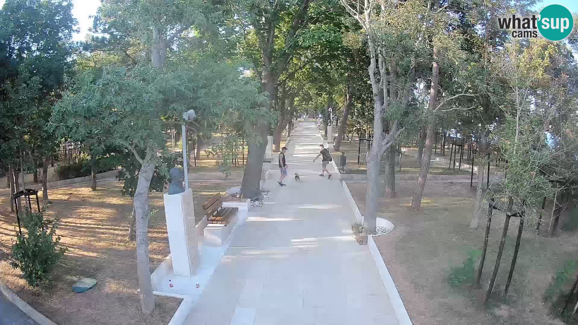 Writers’ Park Webcam Senj – Live by the Sea